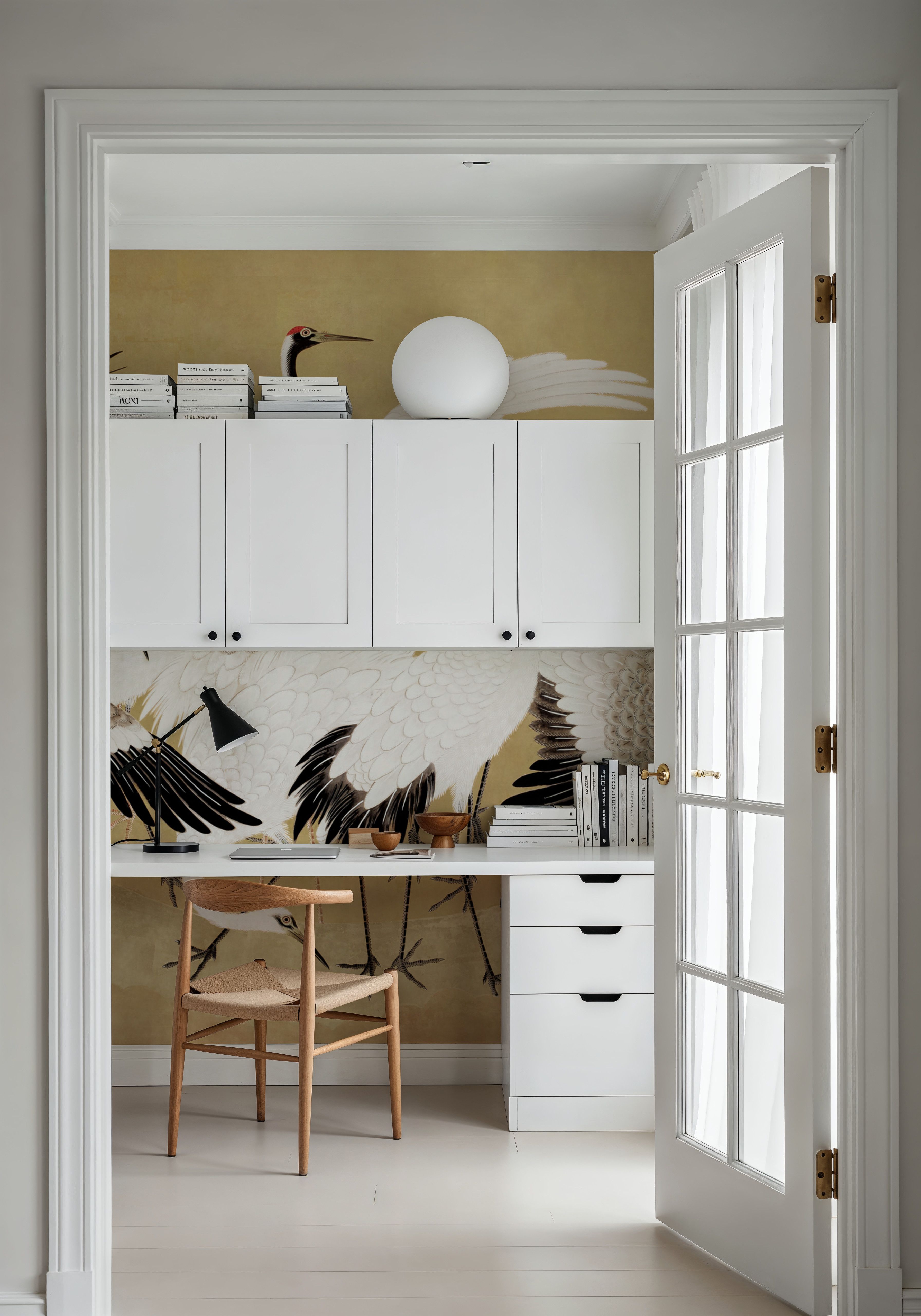 Japanese Flock of Cranes, Butter