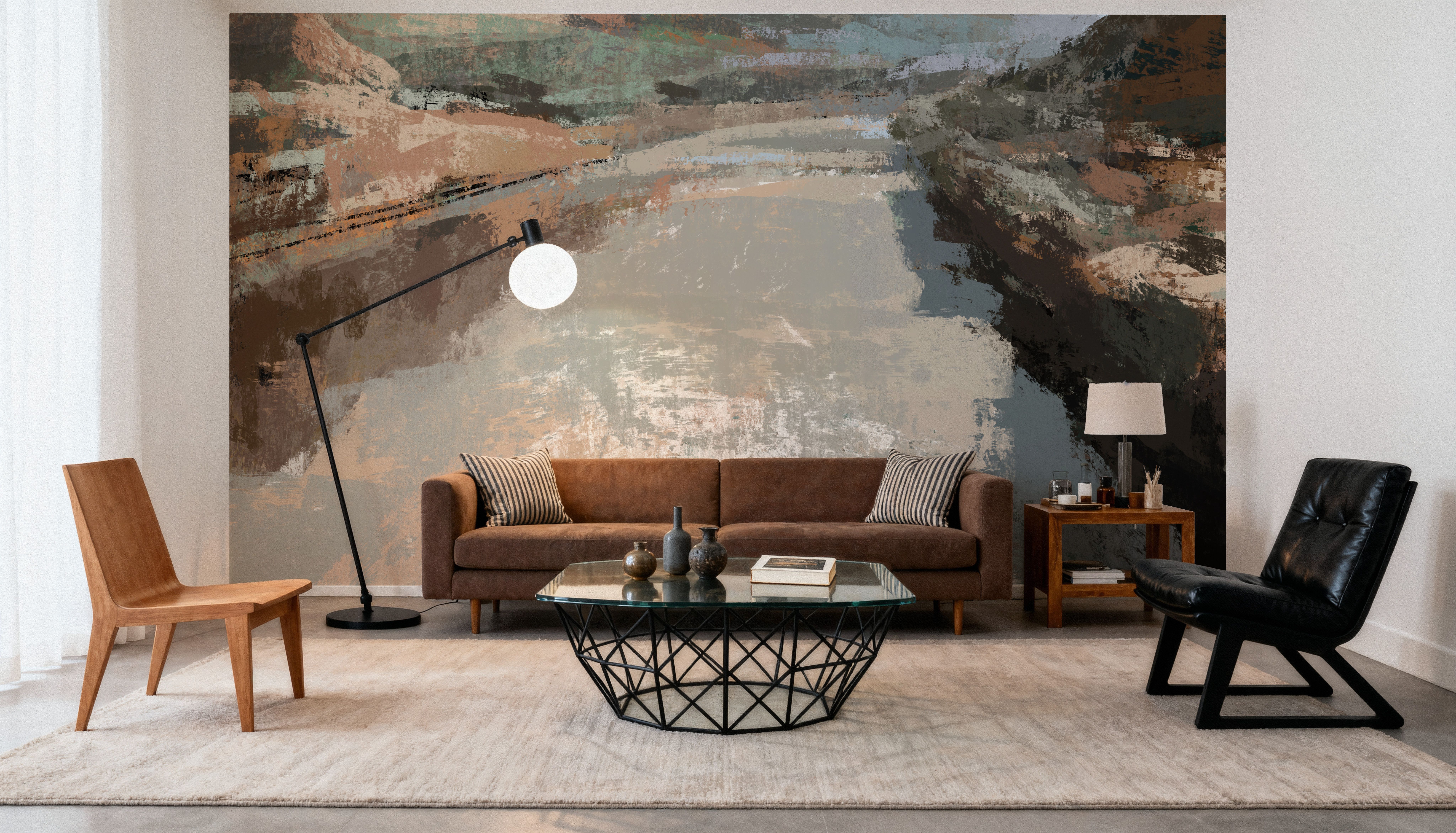 Warm Landscape, Papel pintado
