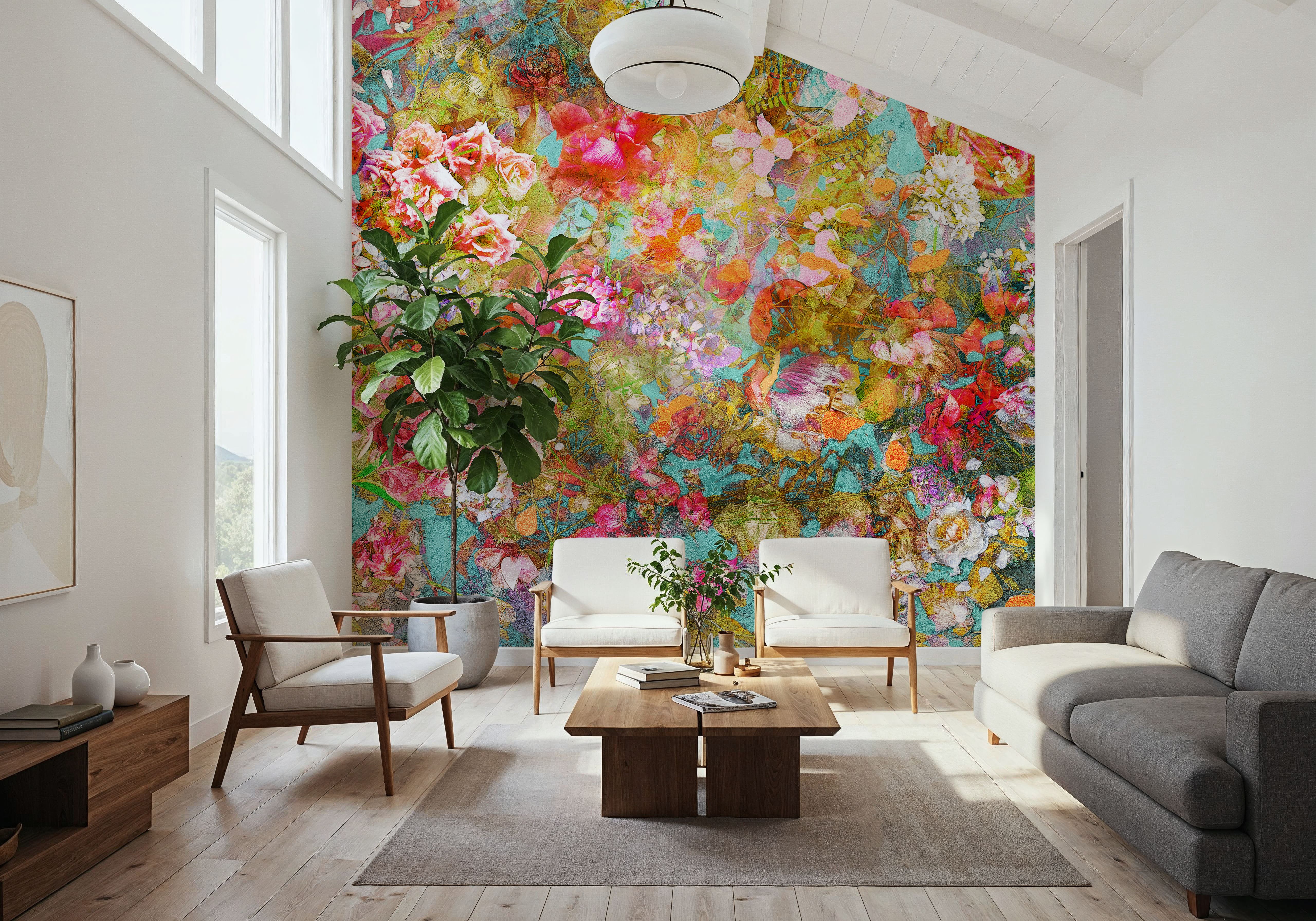 Pastel Floral Fresco