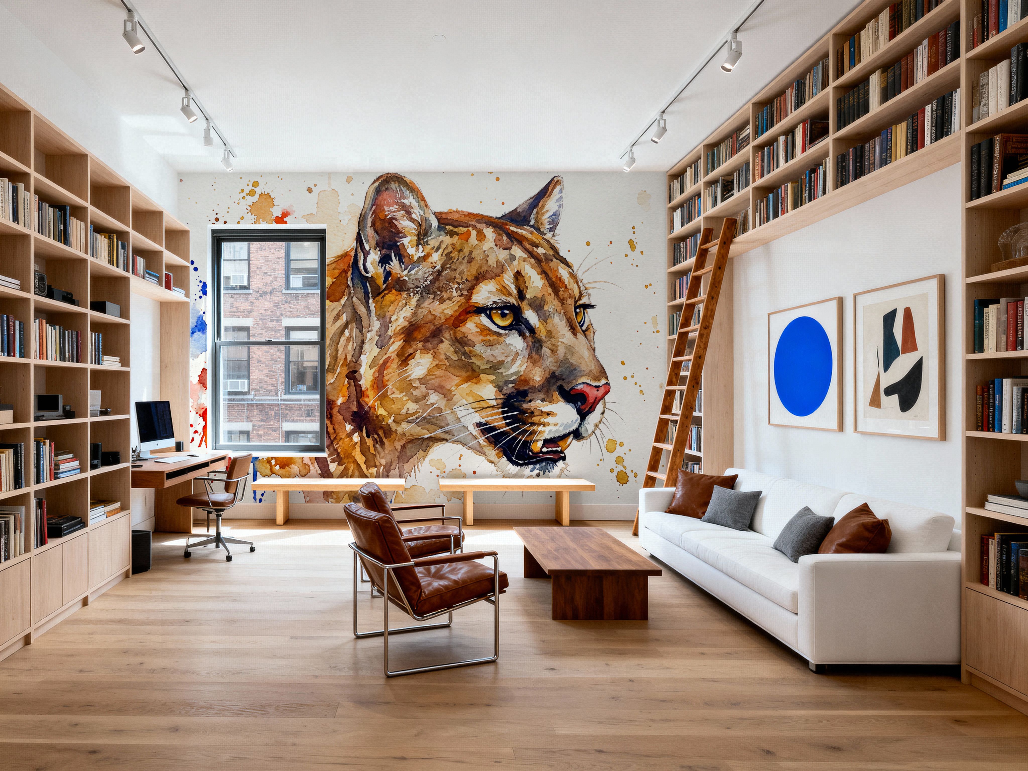 Cougar - Watercolor Predators Series