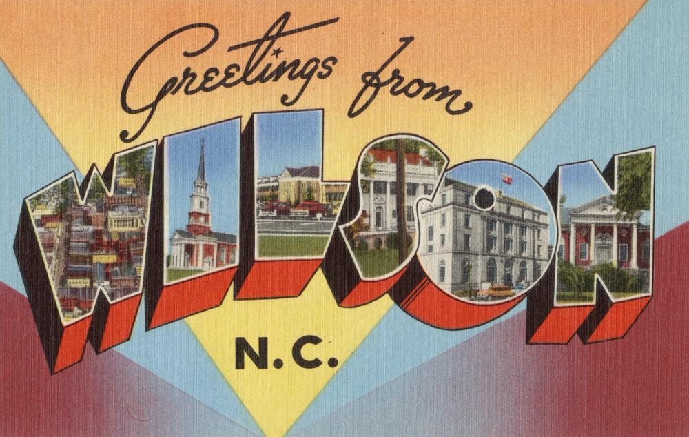 Greetings from Wilson - Screenprint Postcard
