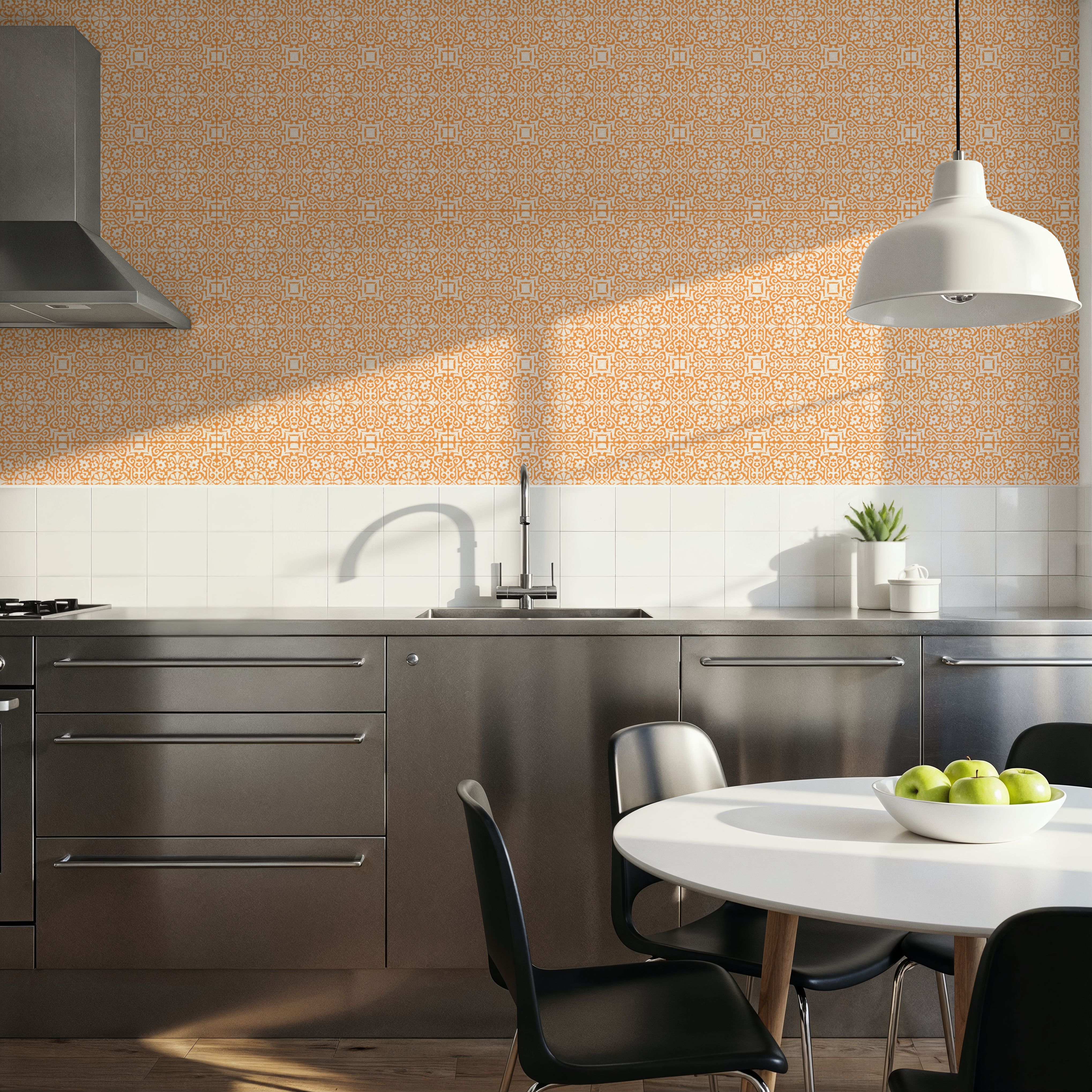 Amadora Times Orange, Papier peint