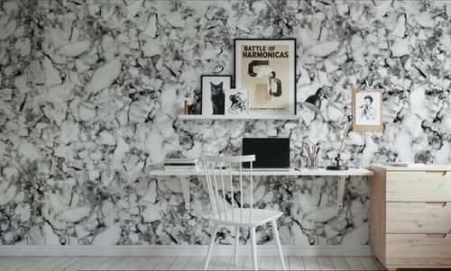 Statement Marble, Black & White