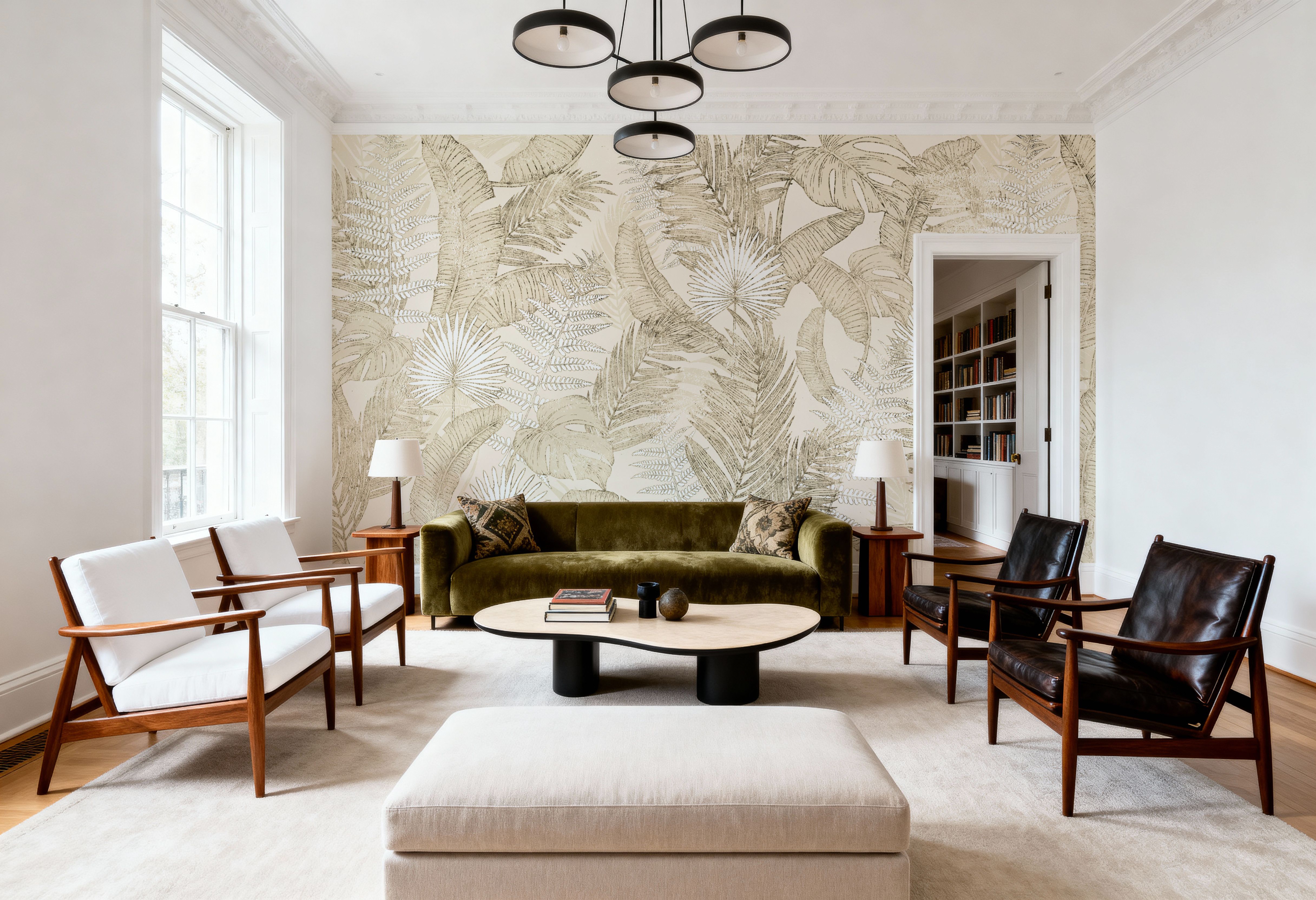 Ferns Beige