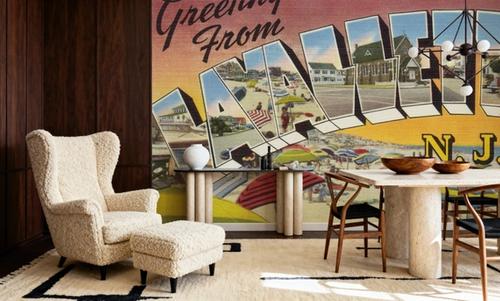 Greetings from Lavallette - Screenprint Postcard