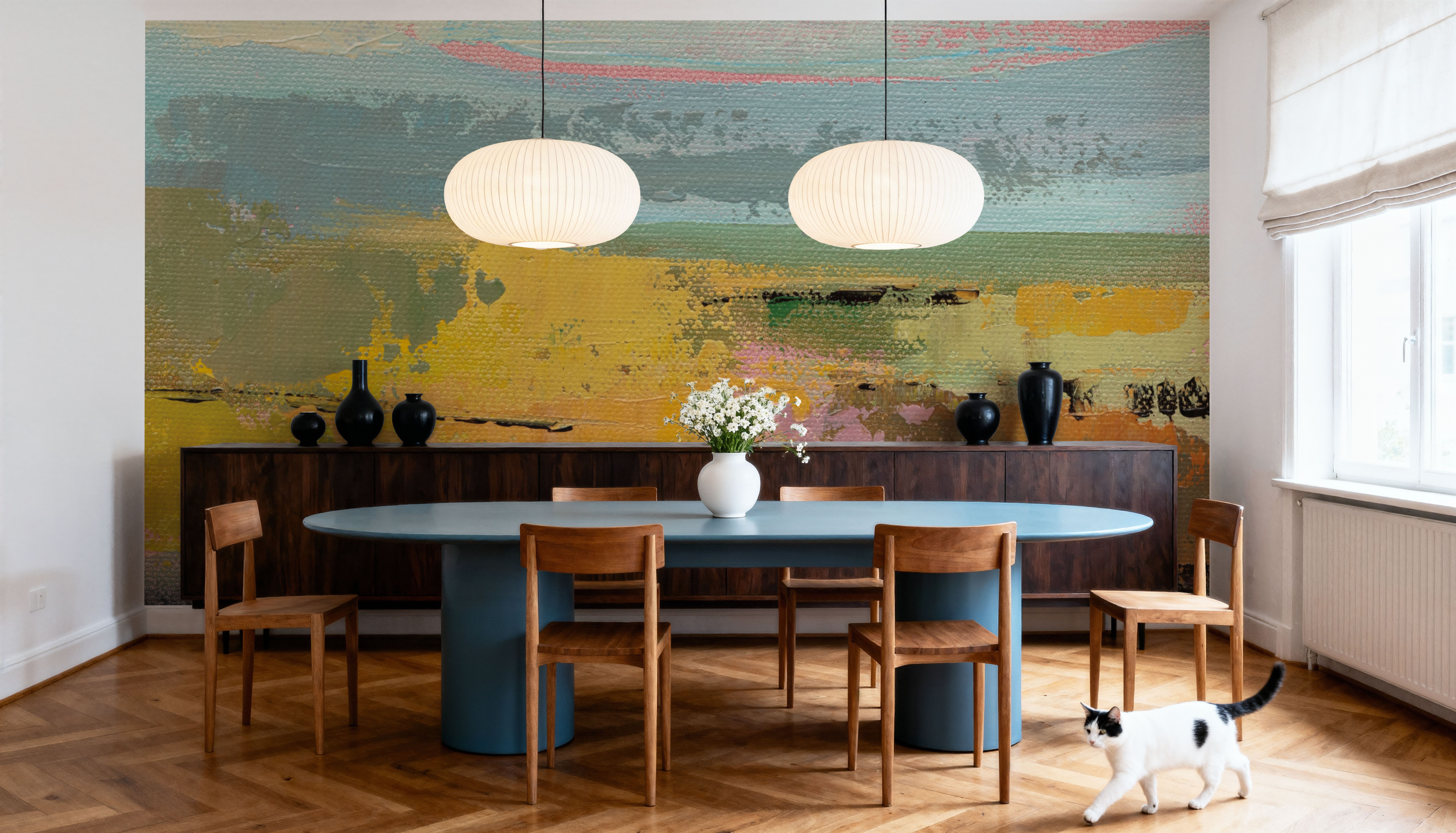 Sunny Sky I, Papel de parede