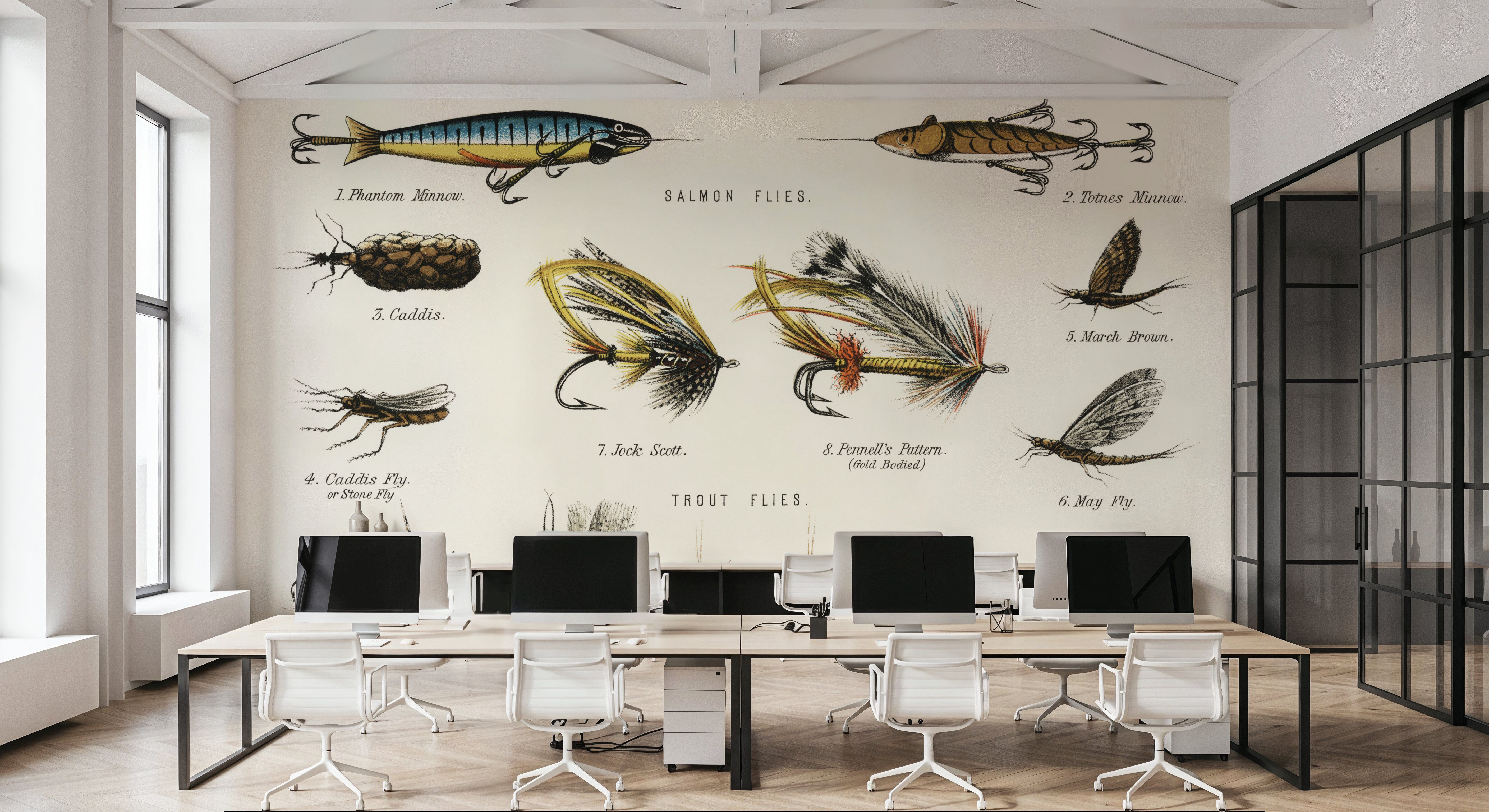 Angling Baits for Fresh Water Fishes, Tapet