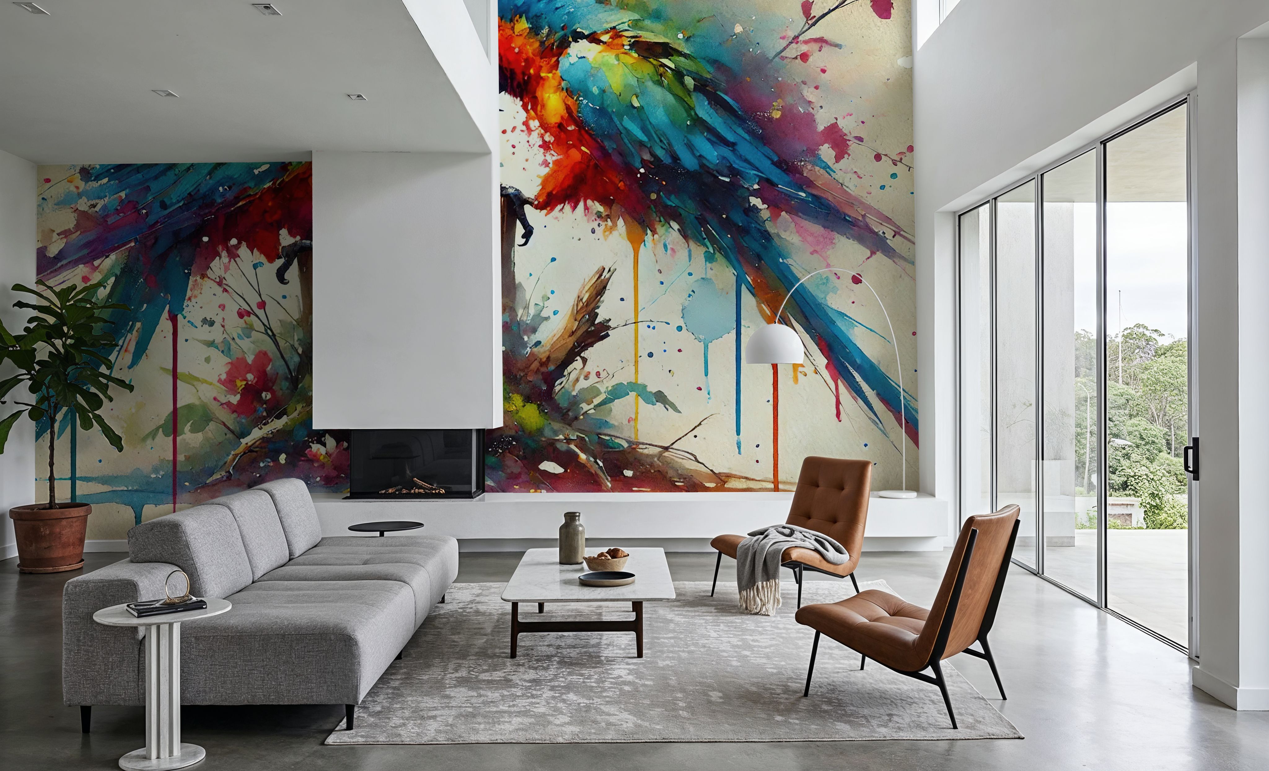 Exotic Birds Fantasy, Wallpaper