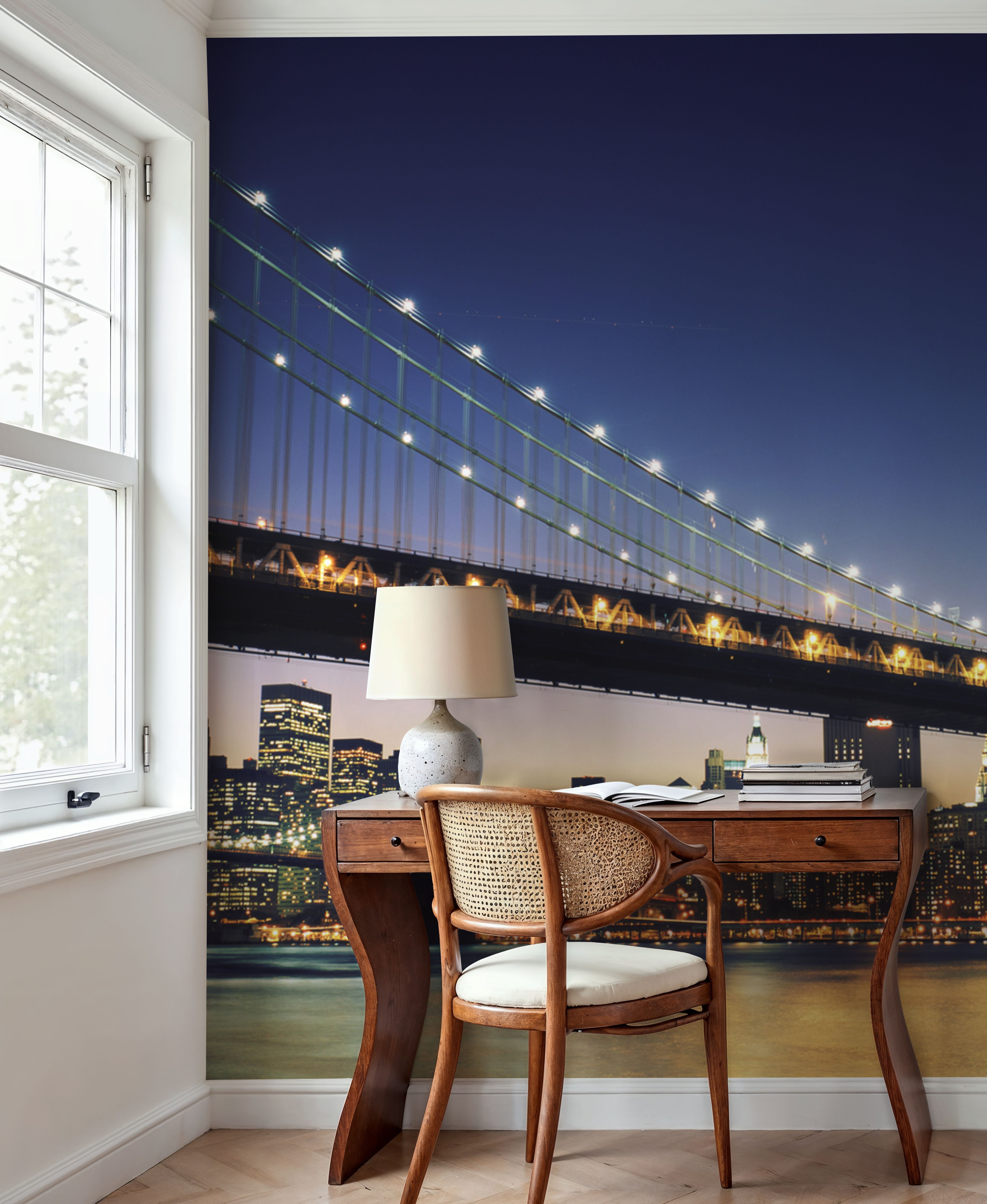 Illuminated Metropolis Bridge