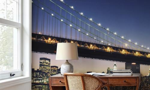 Illuminated Metropolis Bridge