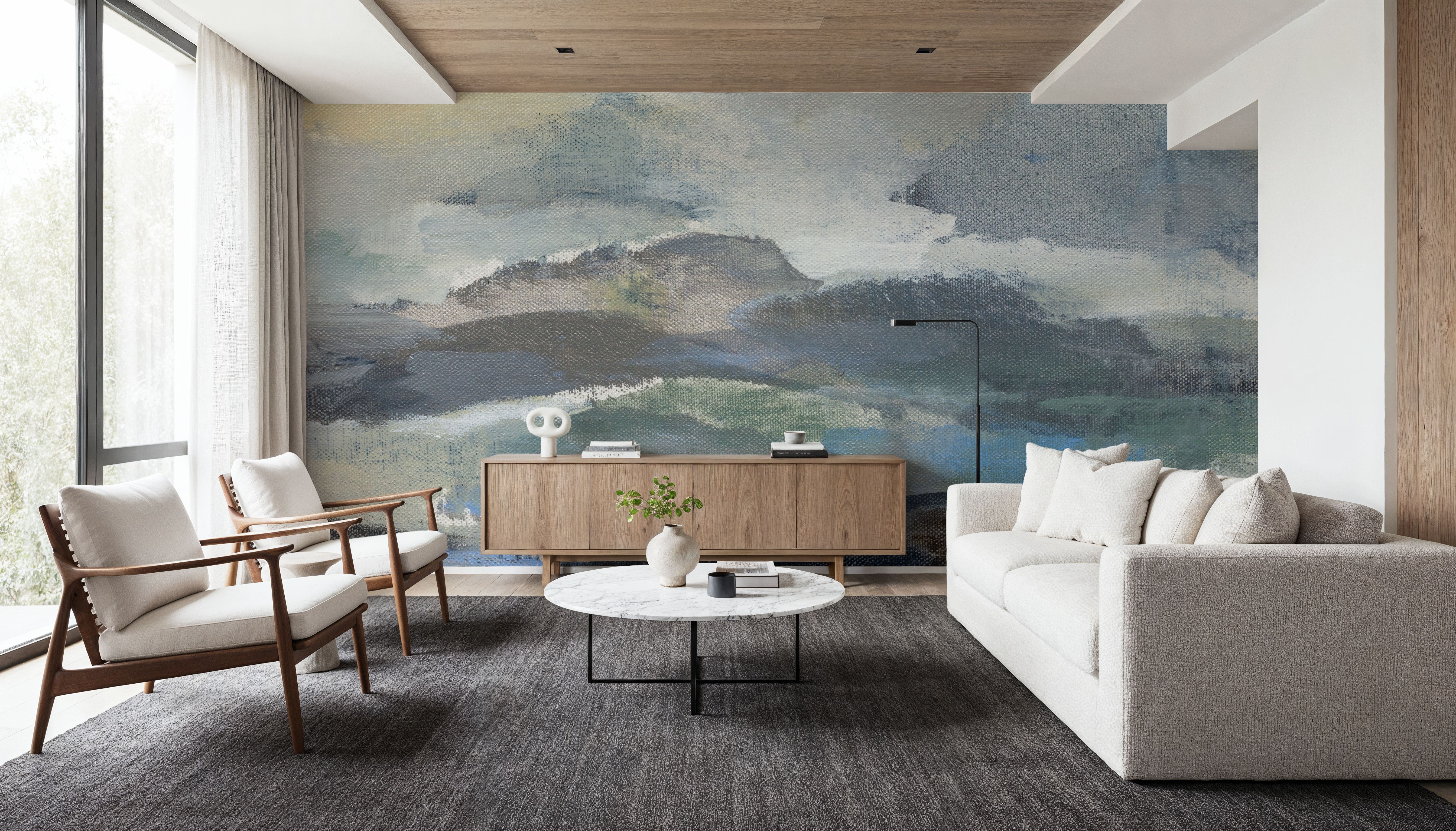 Silver Lagoon II, Carte da parati