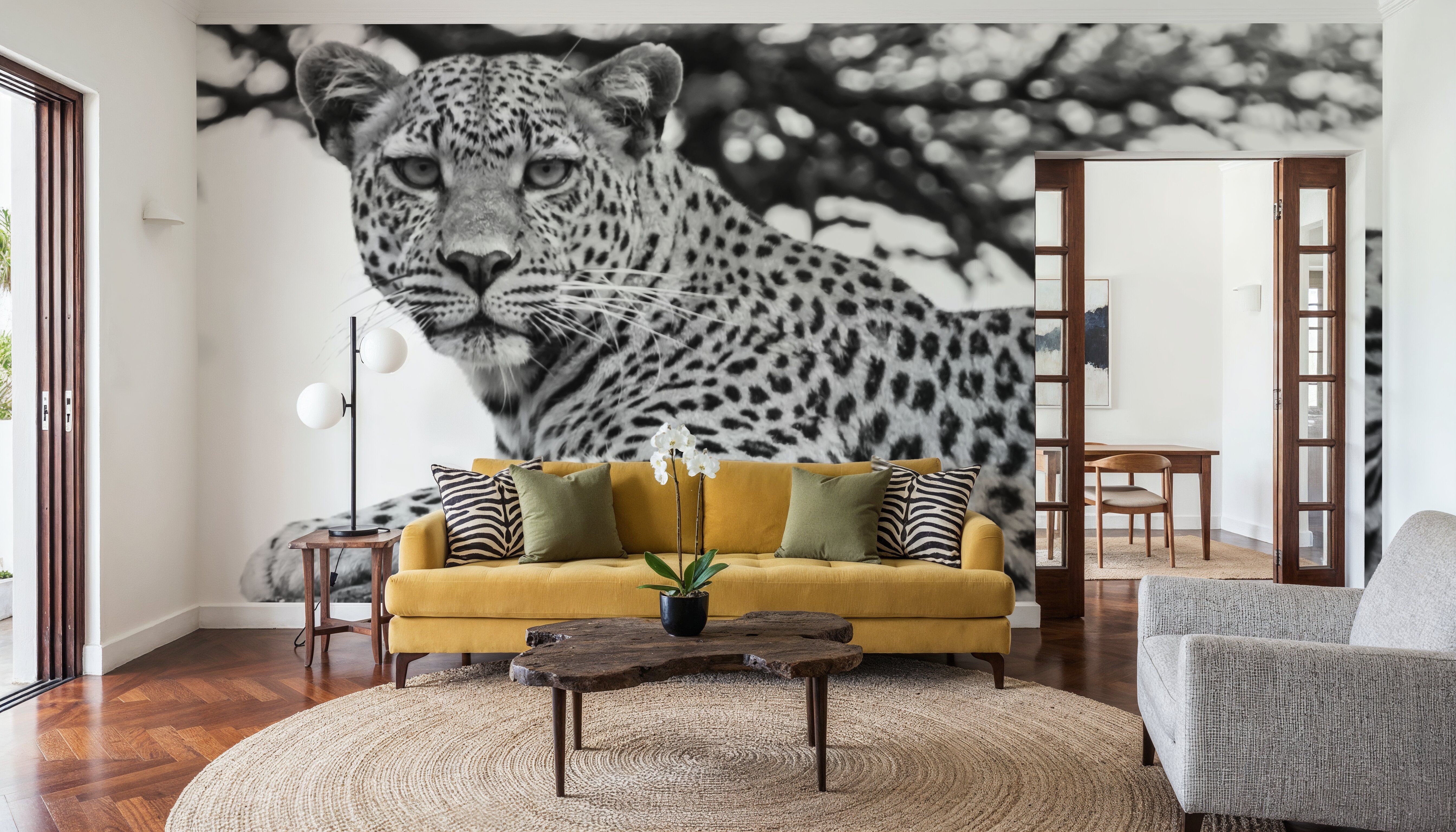 Lounging Leopard Neutral