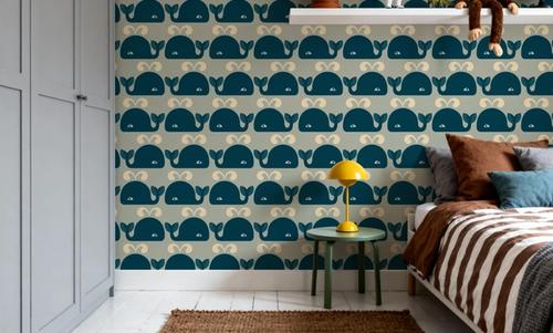Wandering Whales, Teal