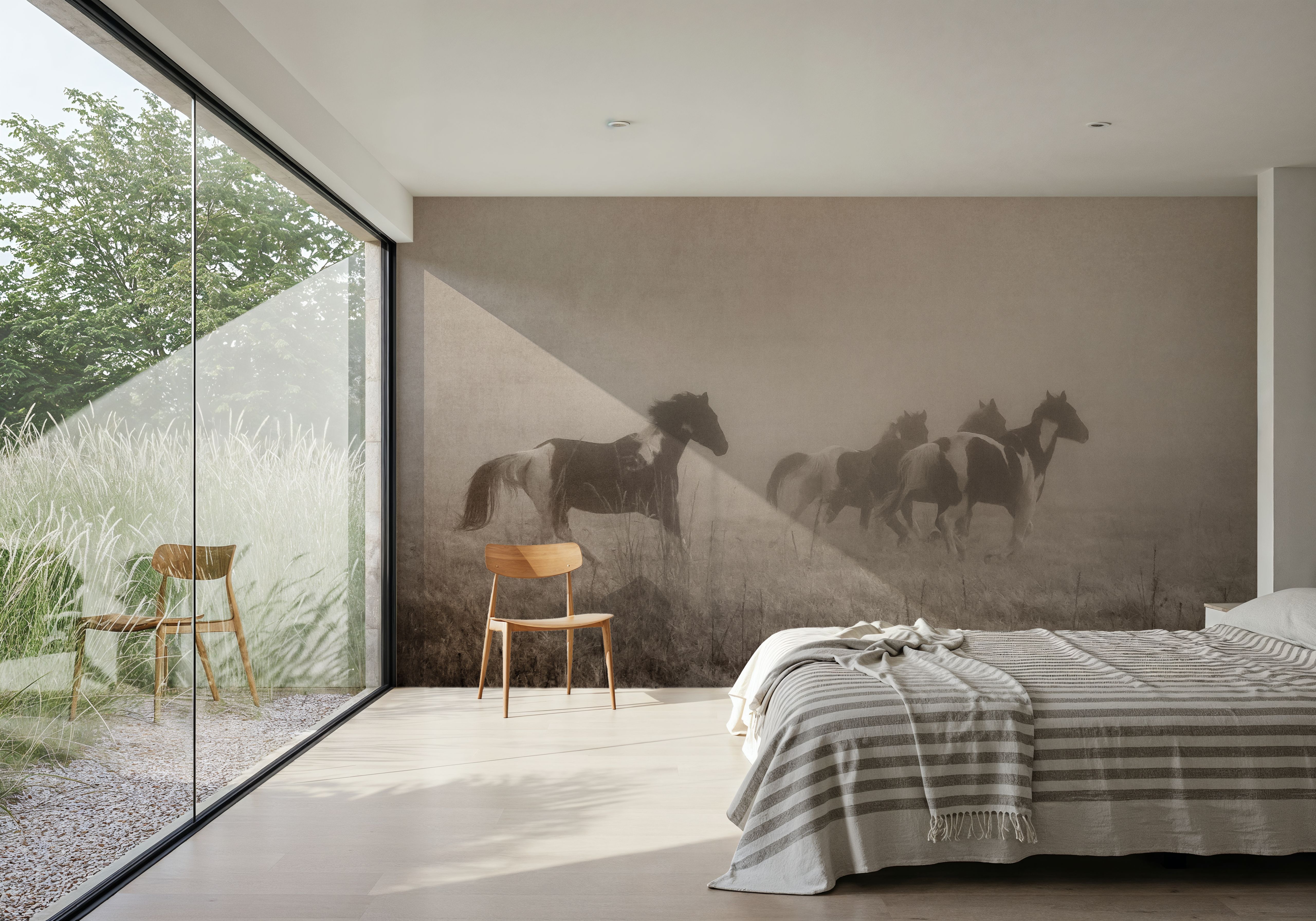 On The Run, Papel de parede