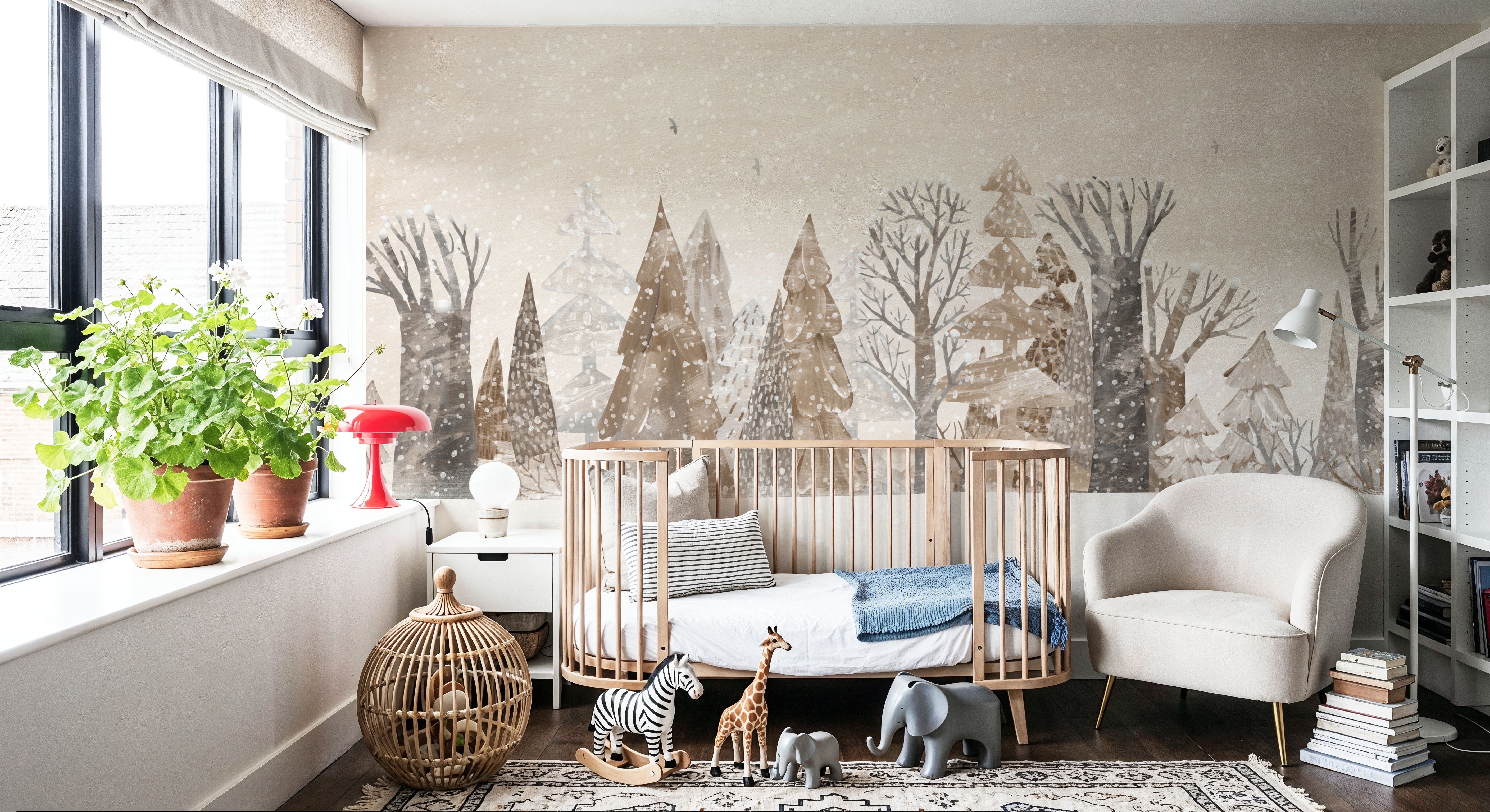 Snowy View, Wallpaper