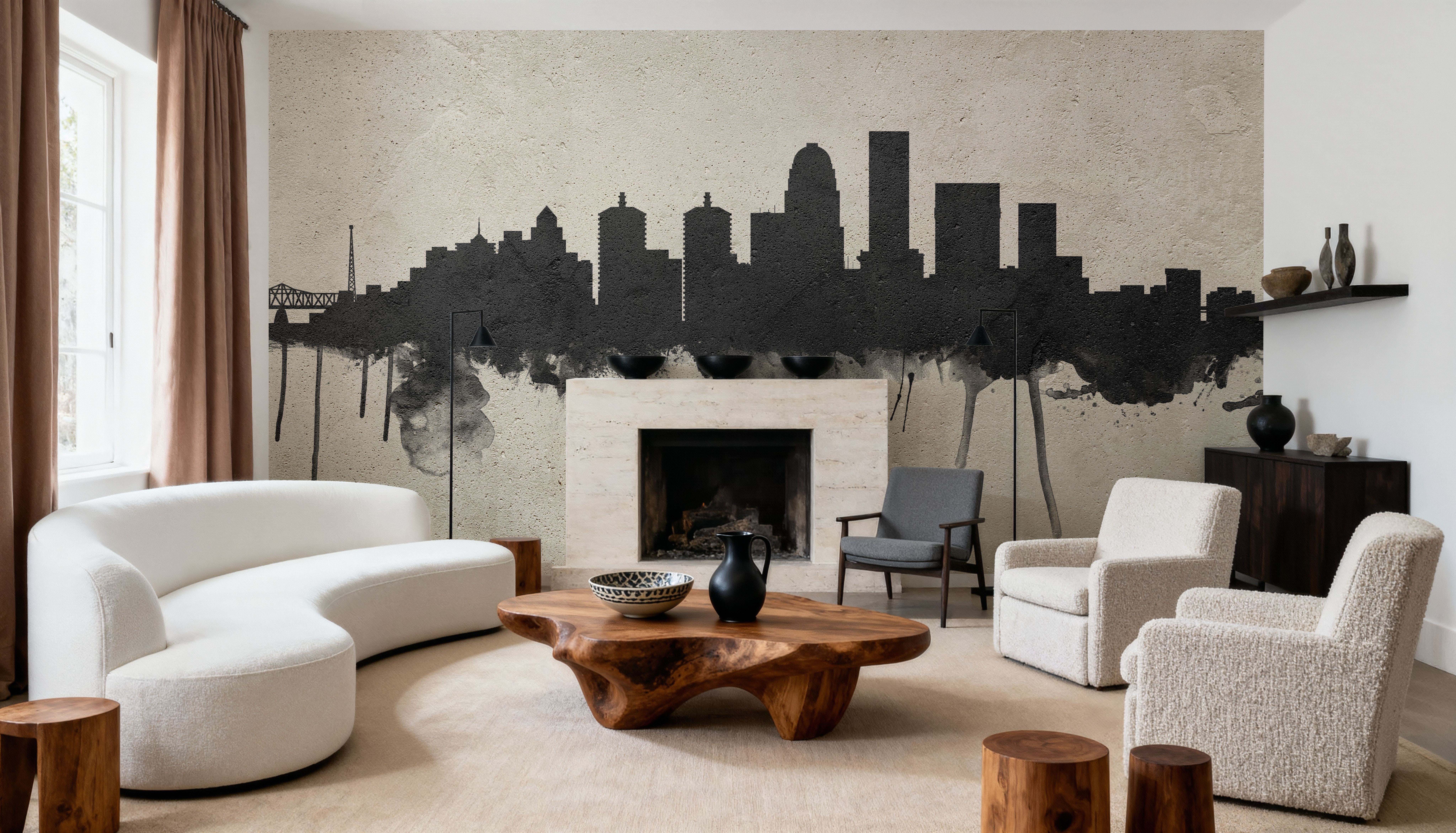 Louisville Kentucky Skyline Concrete