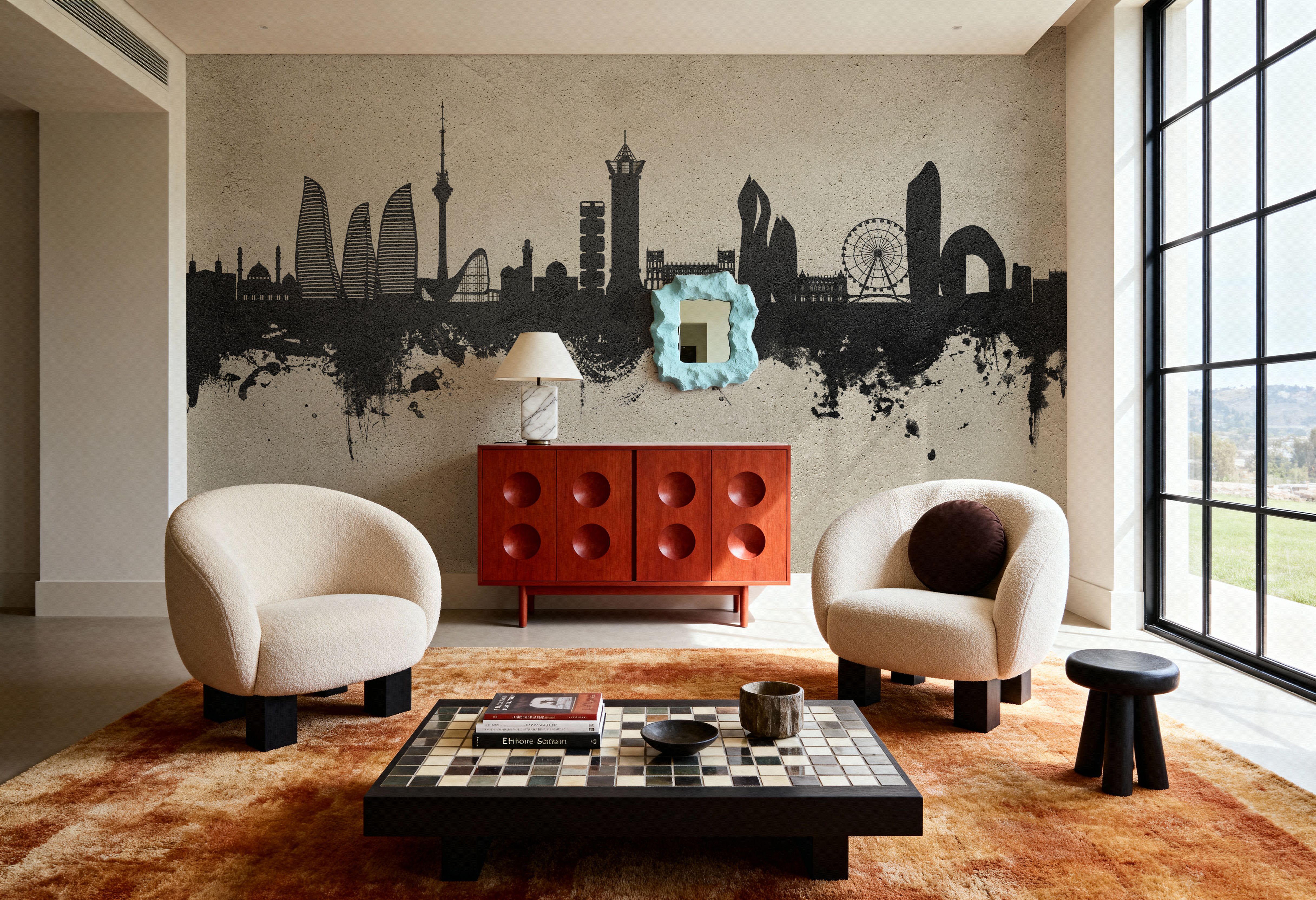 Baku Skyline Concrete