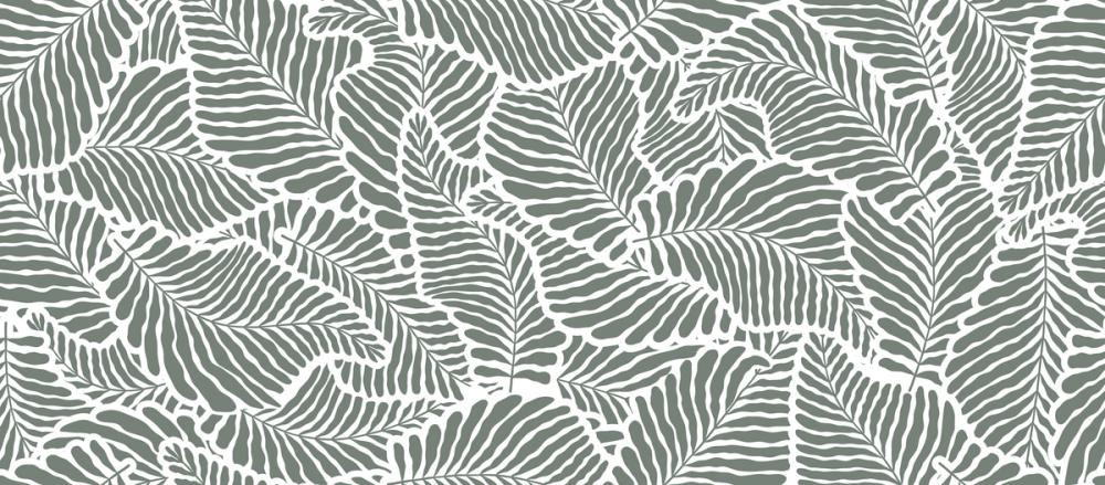 Fern Cut-Outs Pattern, Khaki