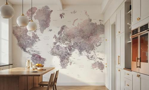 World Map Cities - Noelie