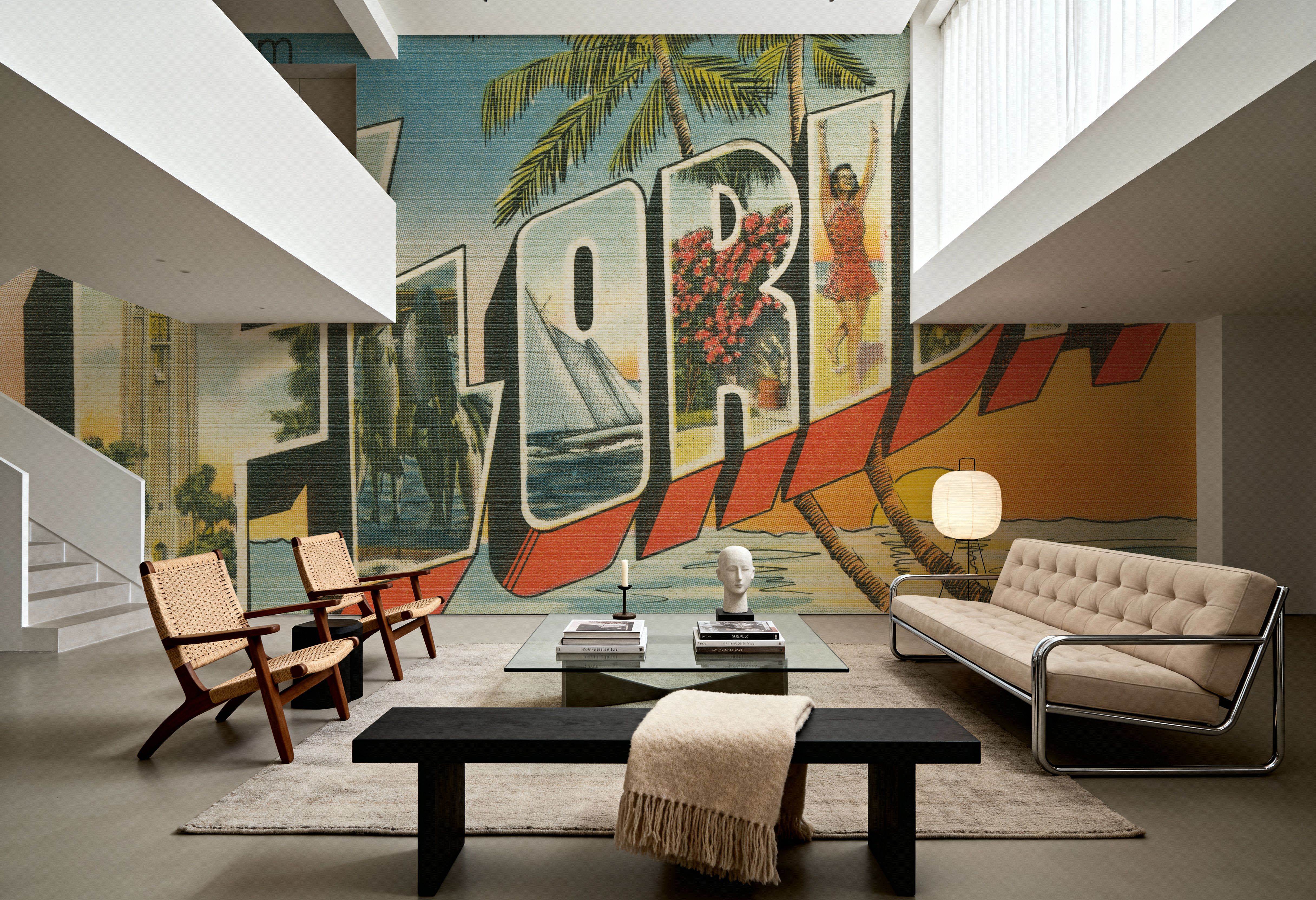 Greetings from Florida - Screenprint, Tapet