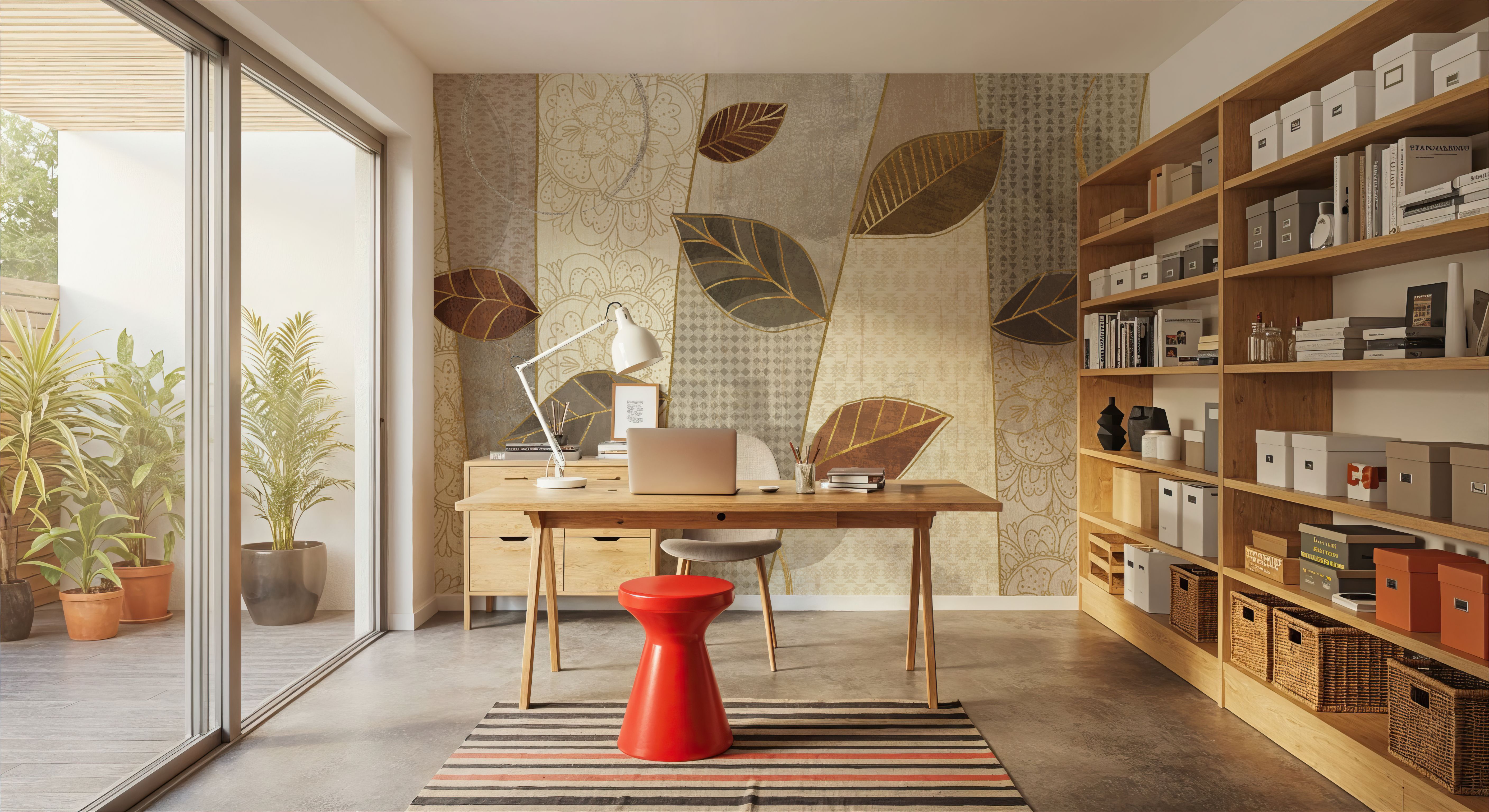 Bohemian Leaves I Neutral