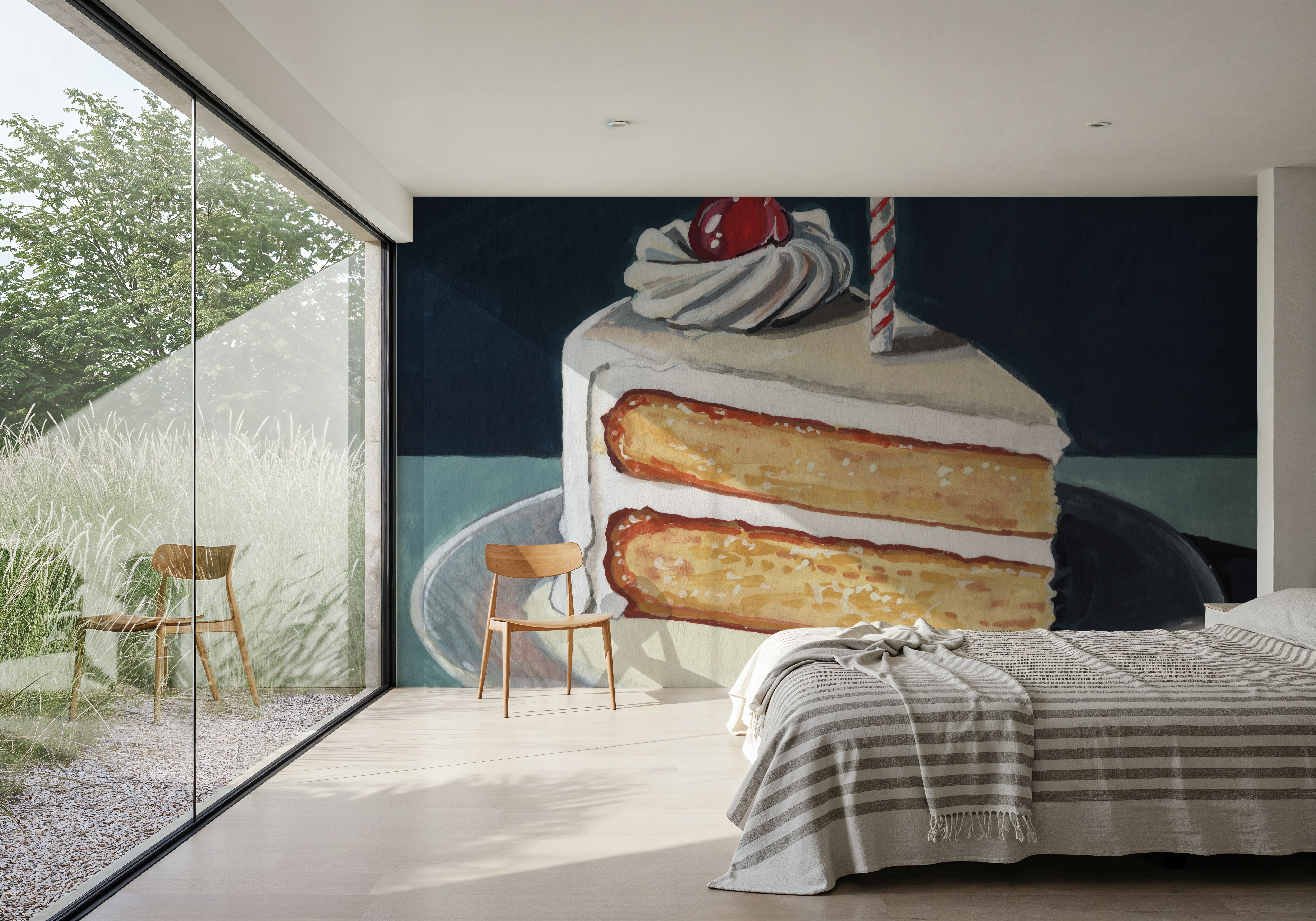 Birthday Slice With Cherry