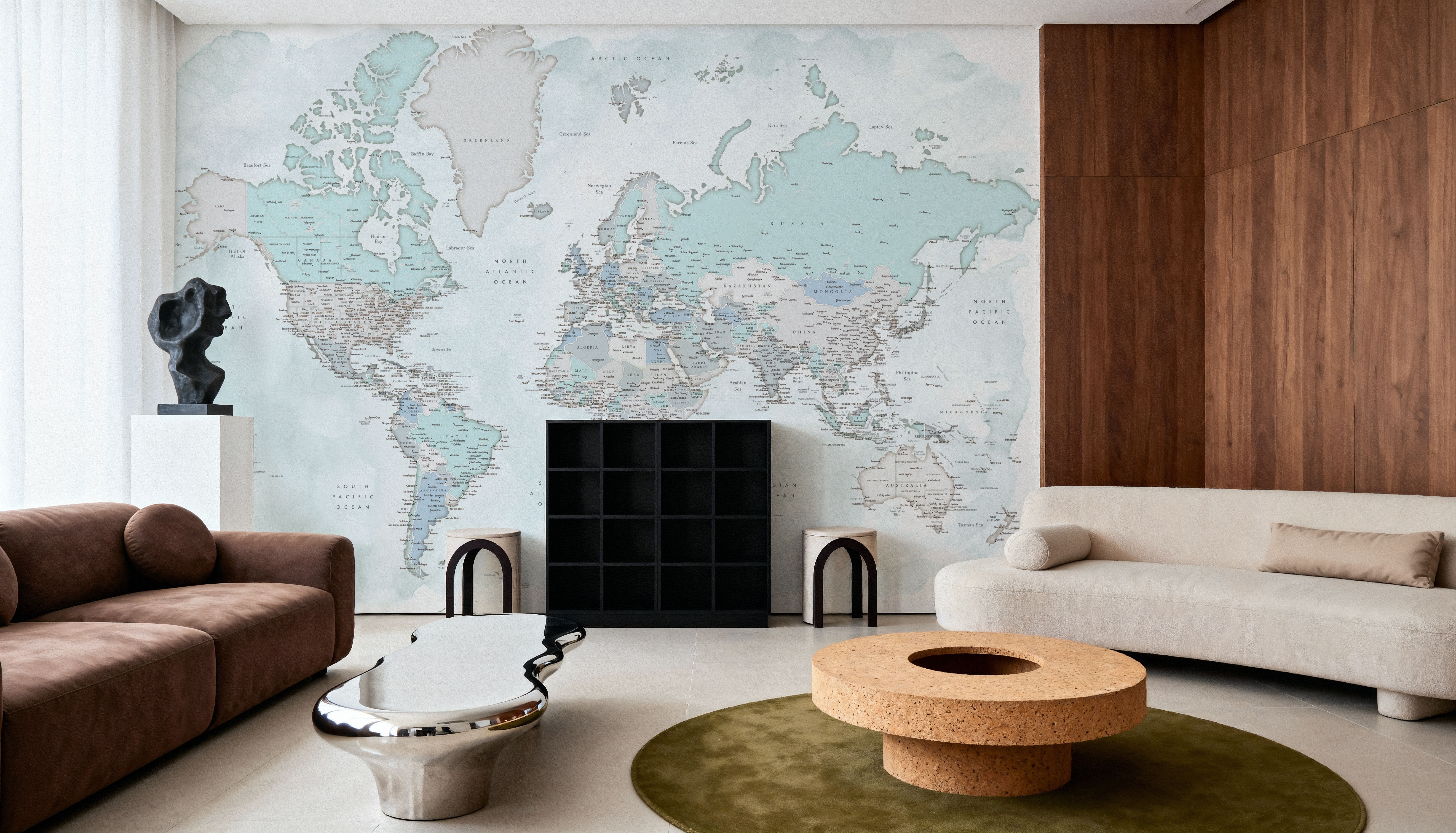 World Map Cities - Rebe