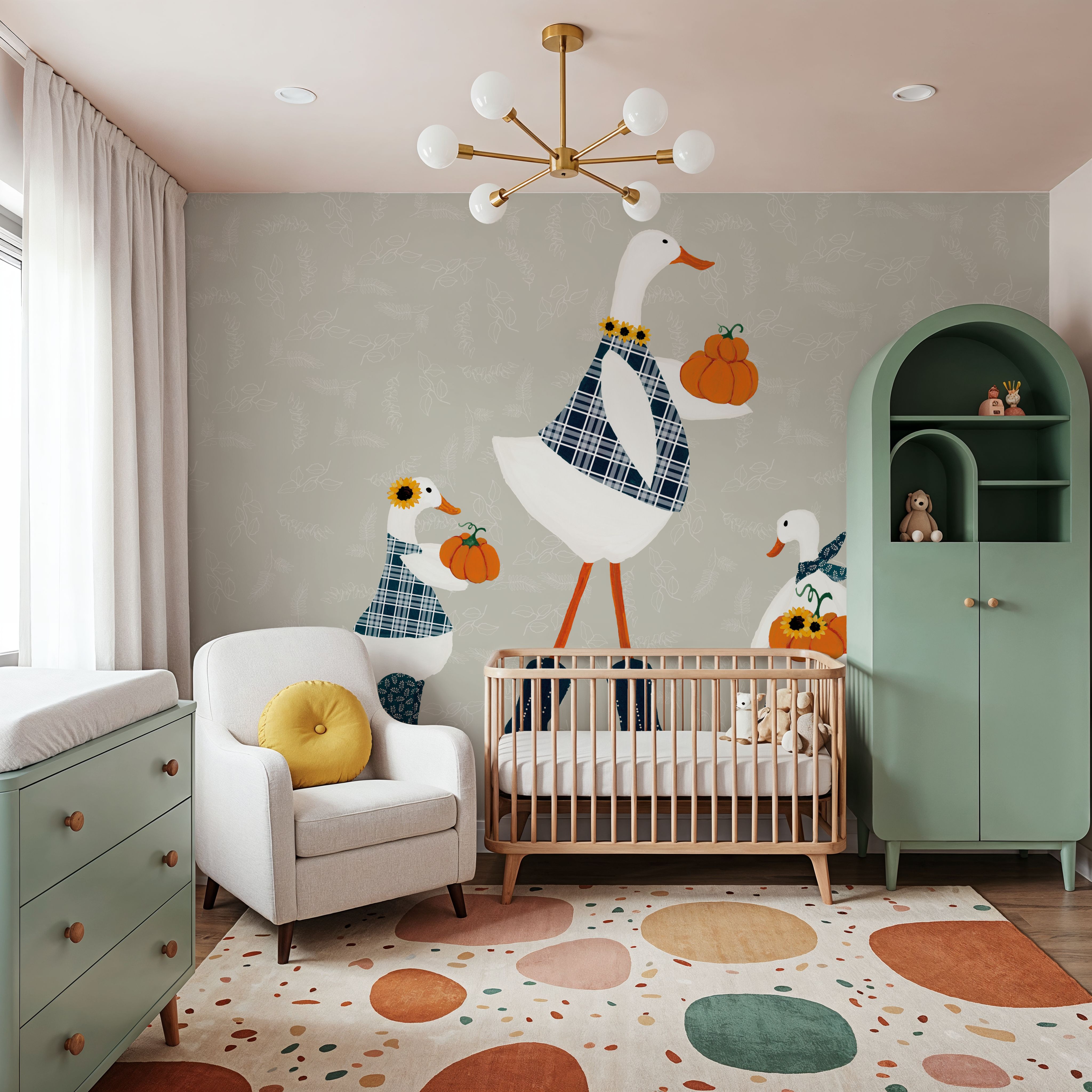 Ducks in the Pumpkin Patch X