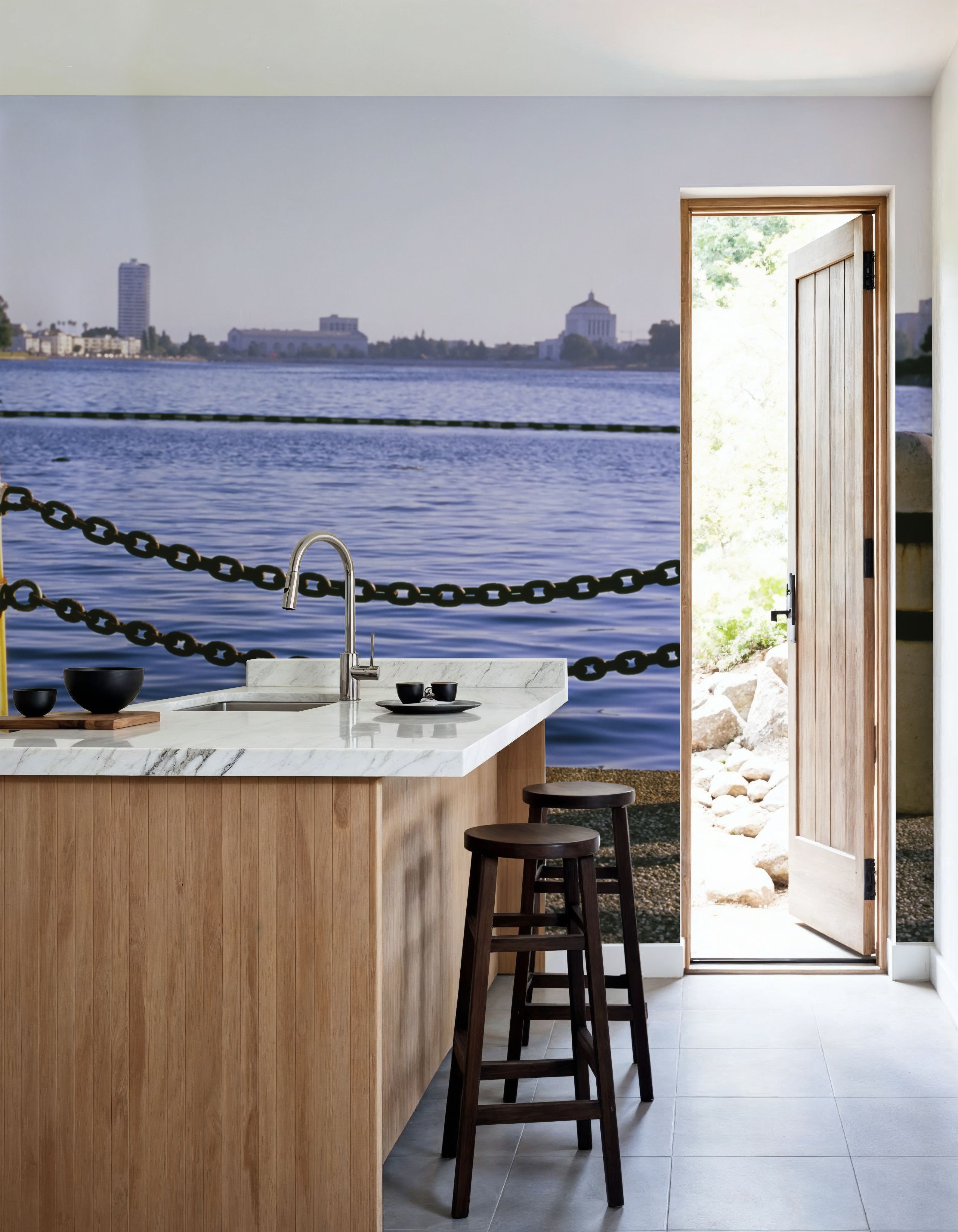 Urban Waterfront Serenity