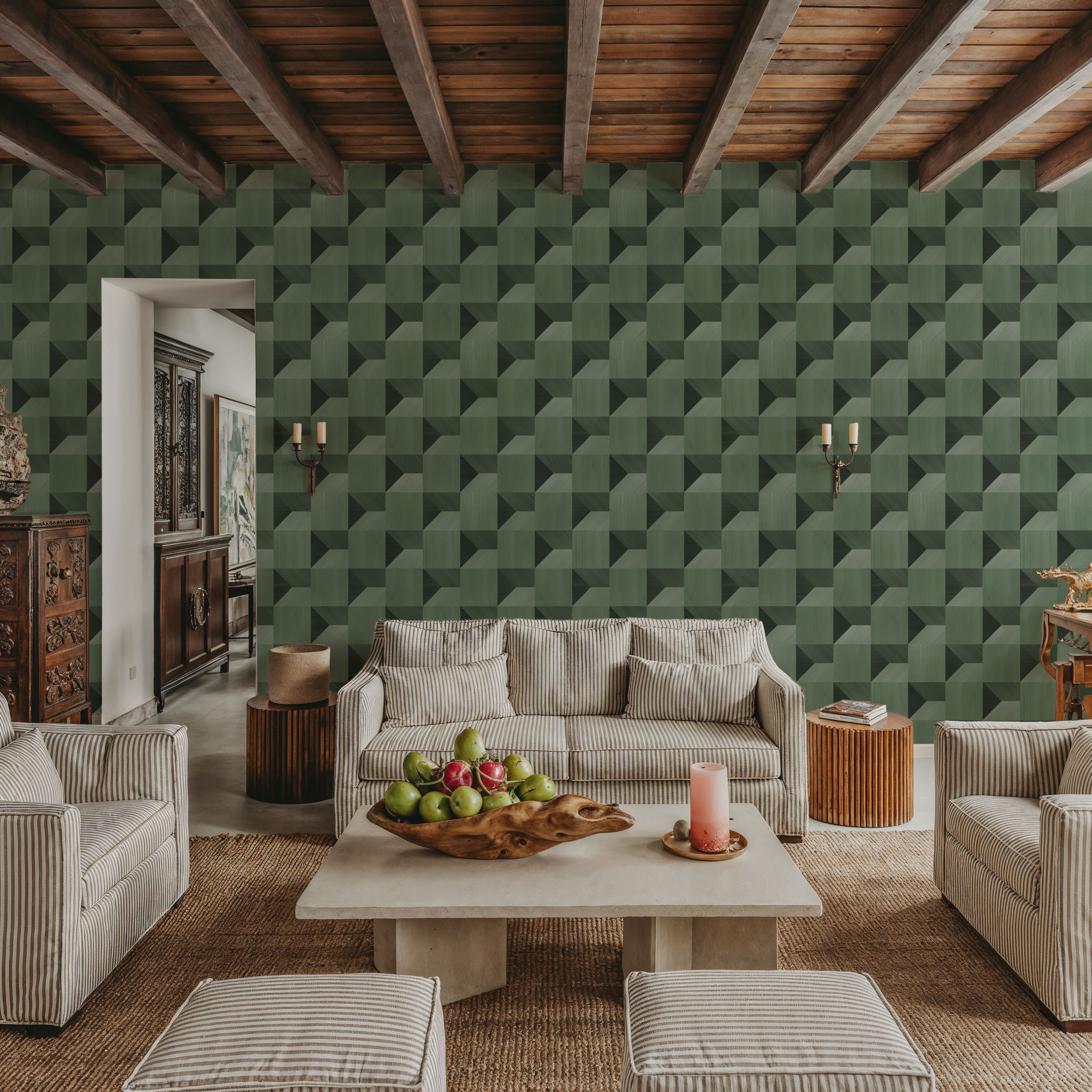 Illusion Box Marquetry, Green