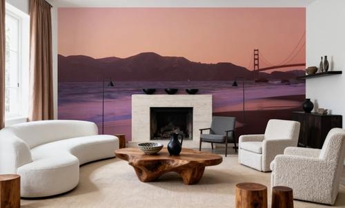 Crimson Bridge Twilight Red