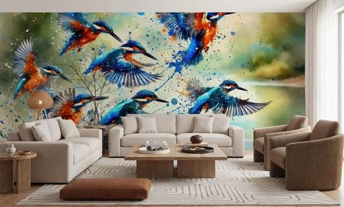 Aqua Flight of Kingfishers