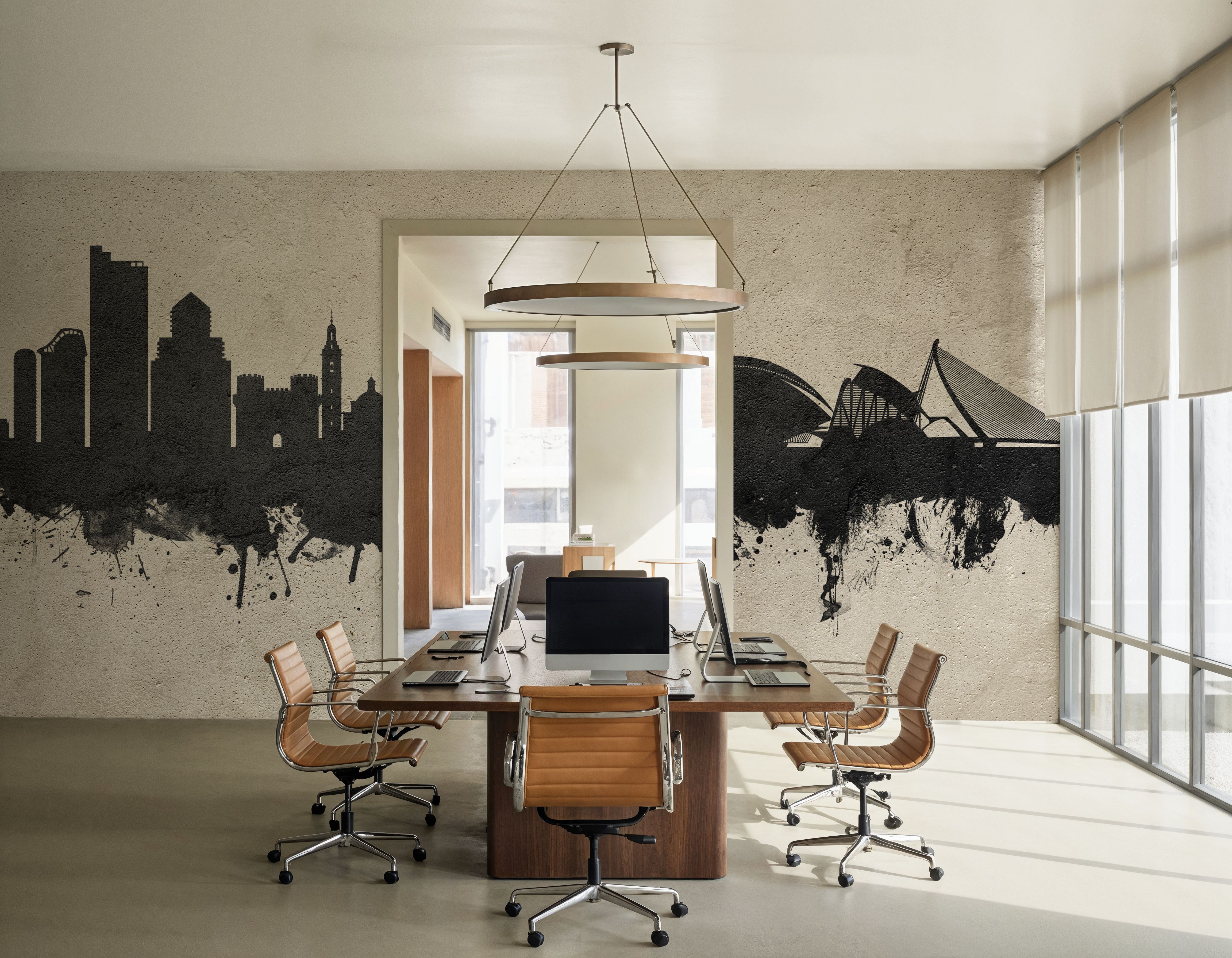 Valencia Spain Skyline Concrete