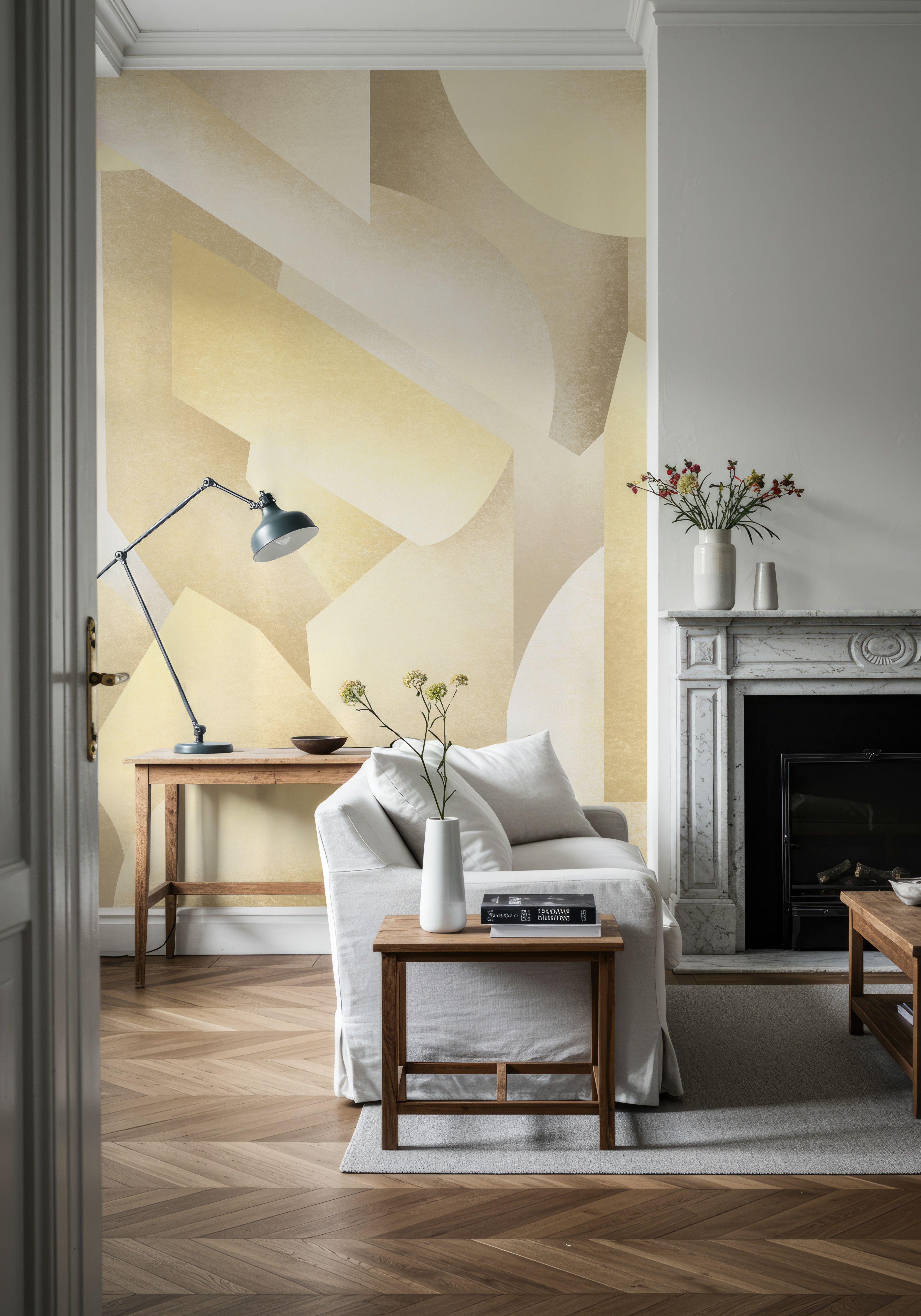 Chalky Geometrica, Butter Yellow