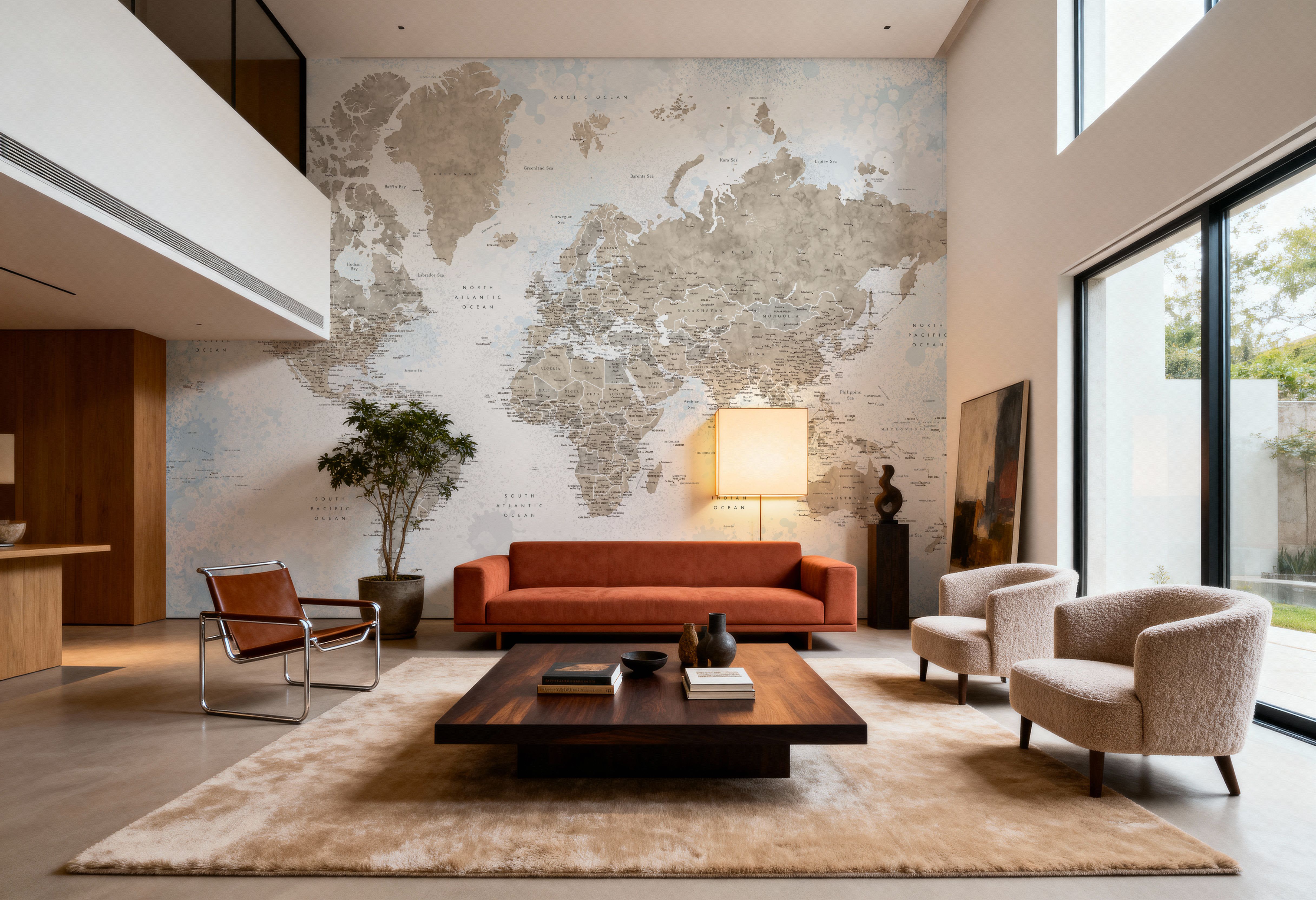 World Map Cities - Ghada