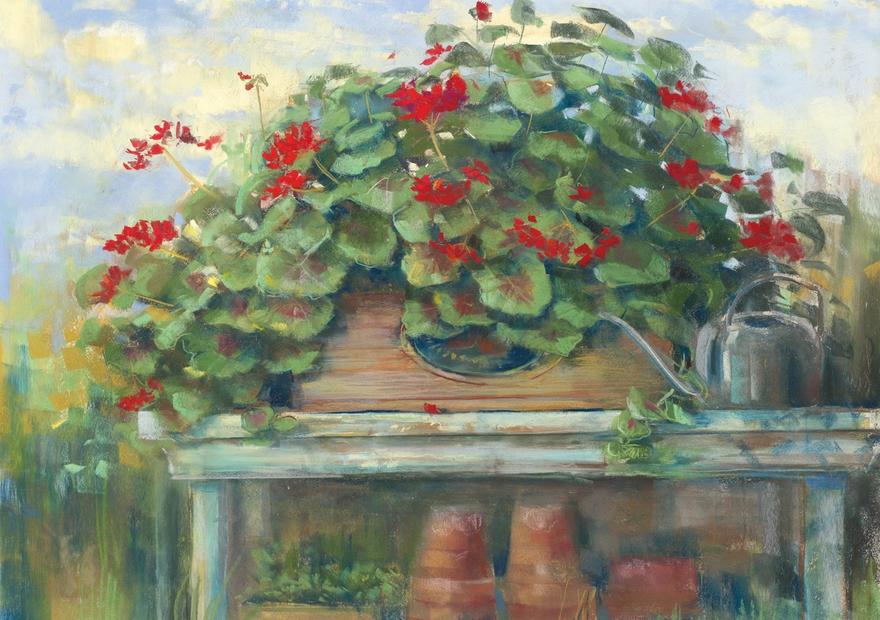 Geranium Bench