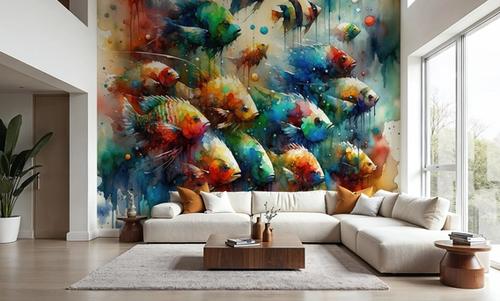 Aquatic Dance of Hues