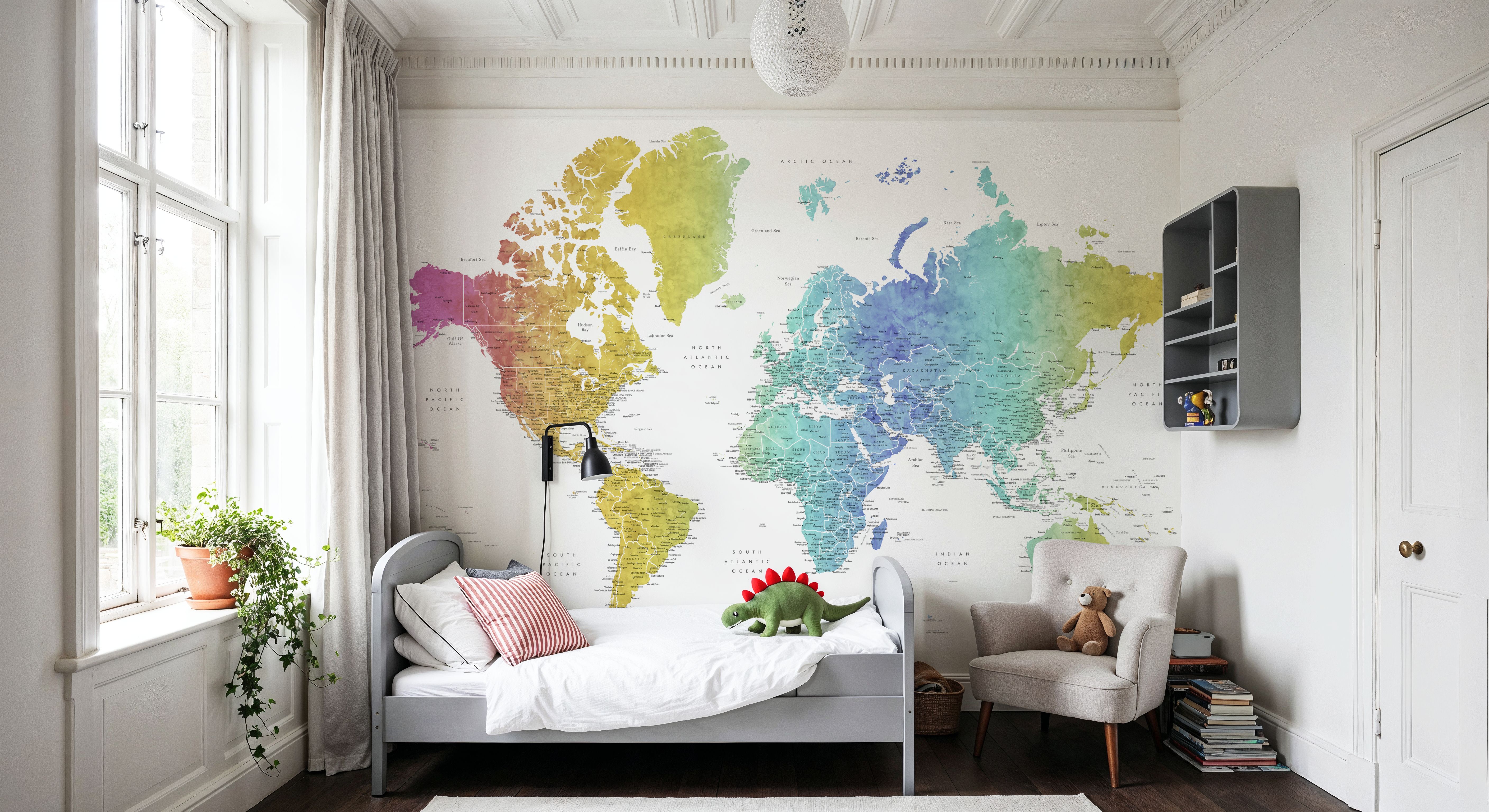 World Map Cities - Adrius