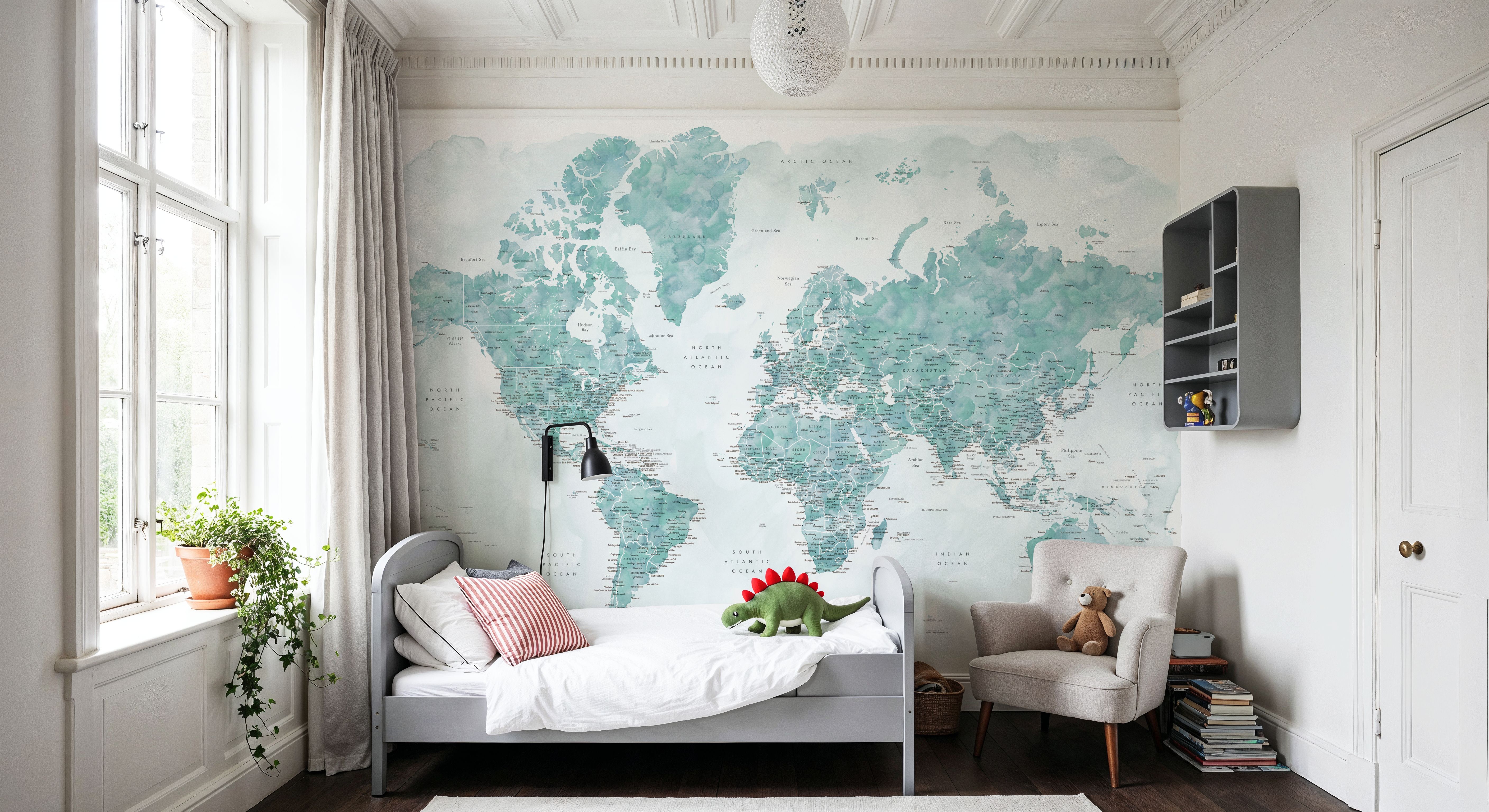 World Map Cities - Gertrudis