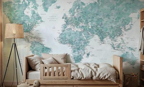 World Map Cities - Gertrudis