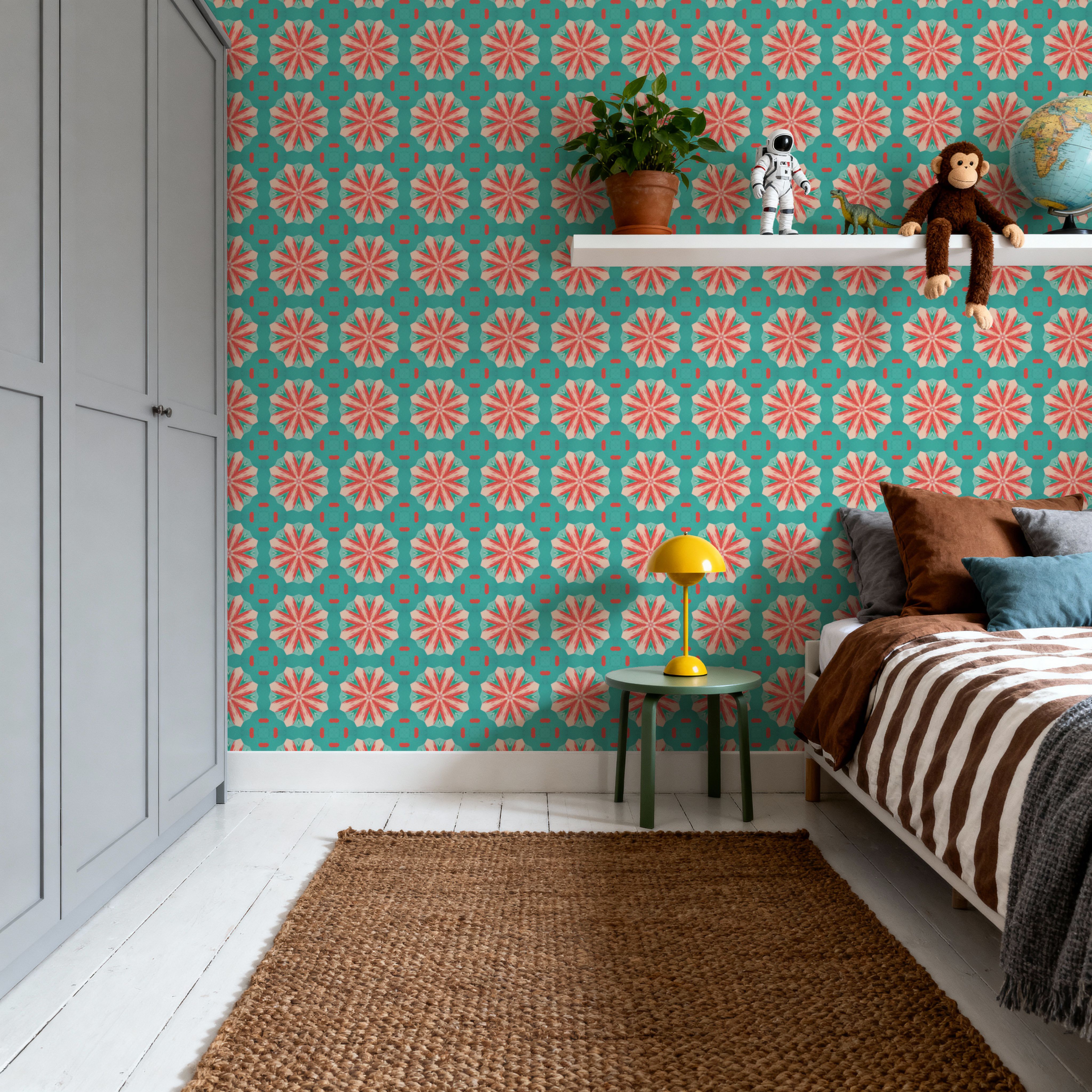 Kaleidoscope Figure, Wallpaper