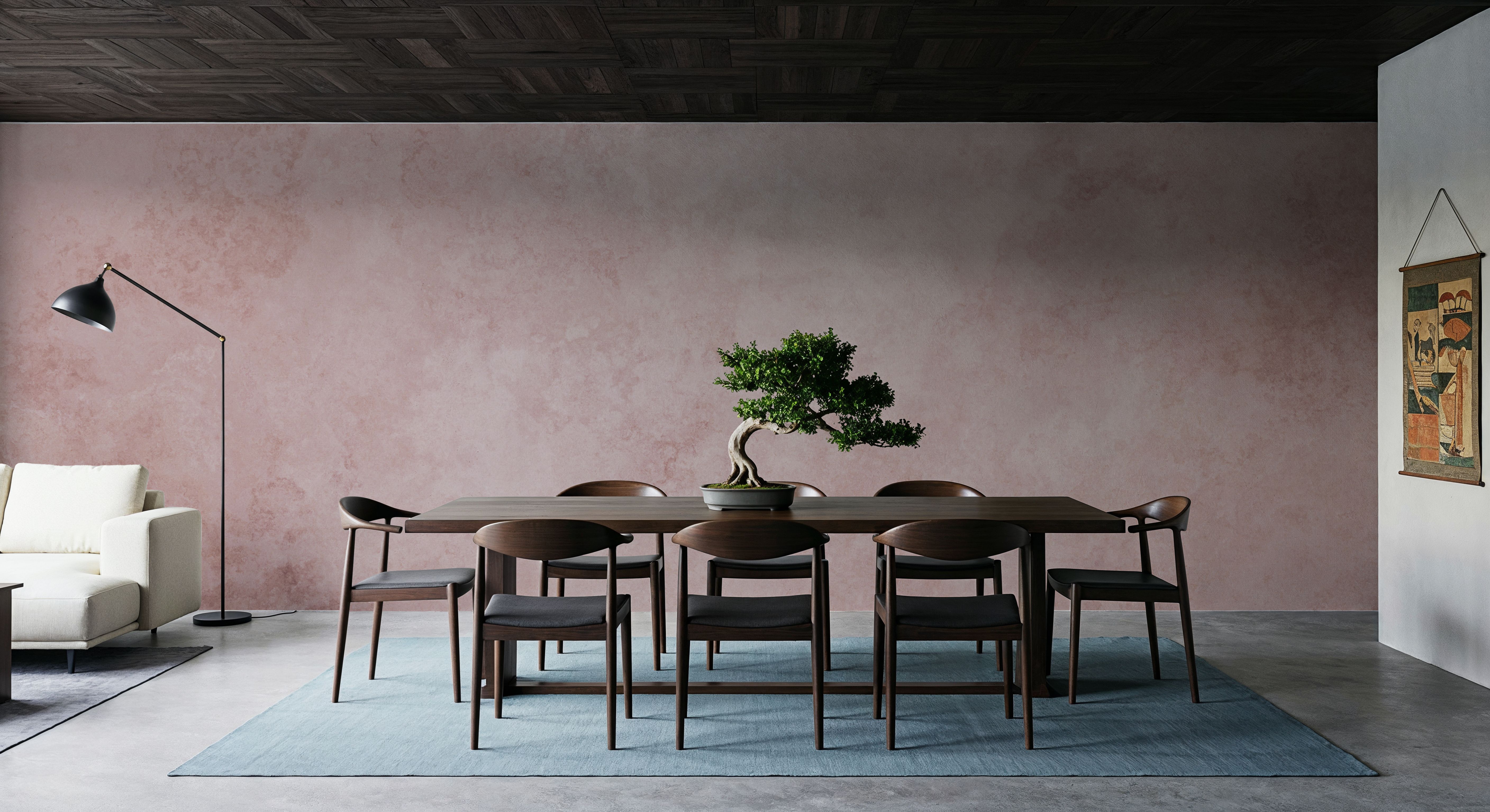 Subtle Plaster Wall, Soft Pink