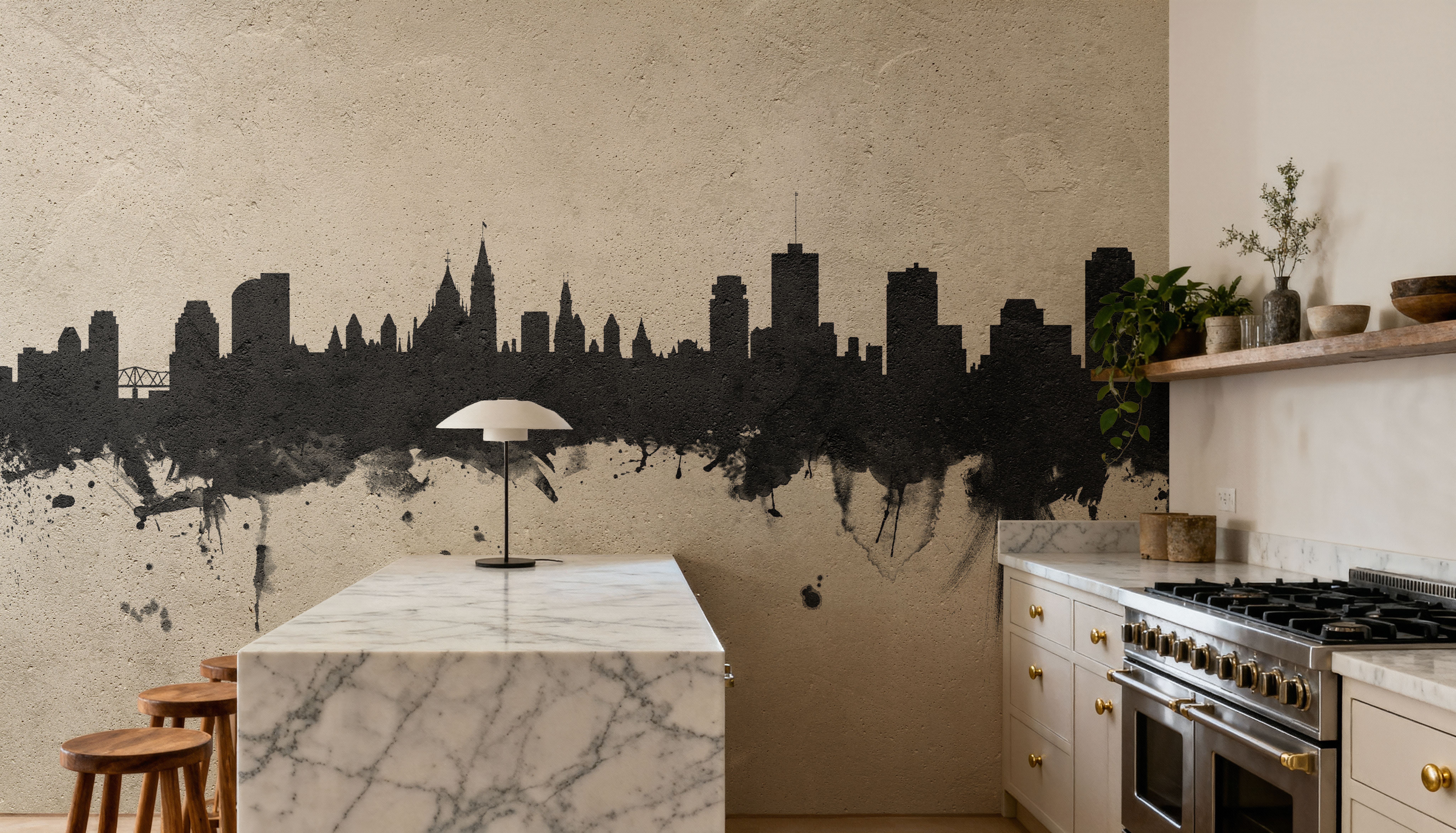 Ottowa Canada Skyline Concrete, Wallpaper