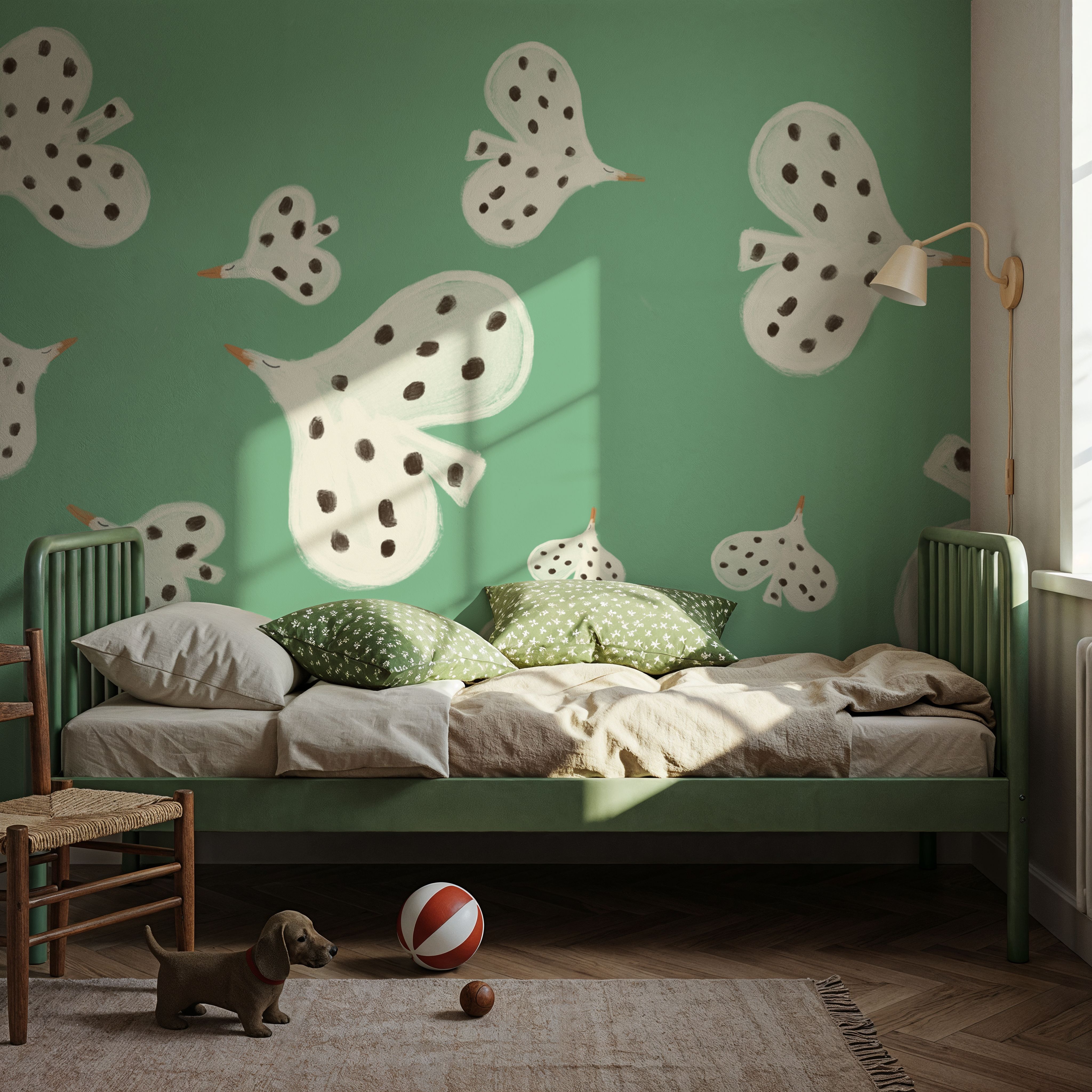 Birds Flying High, Emerald