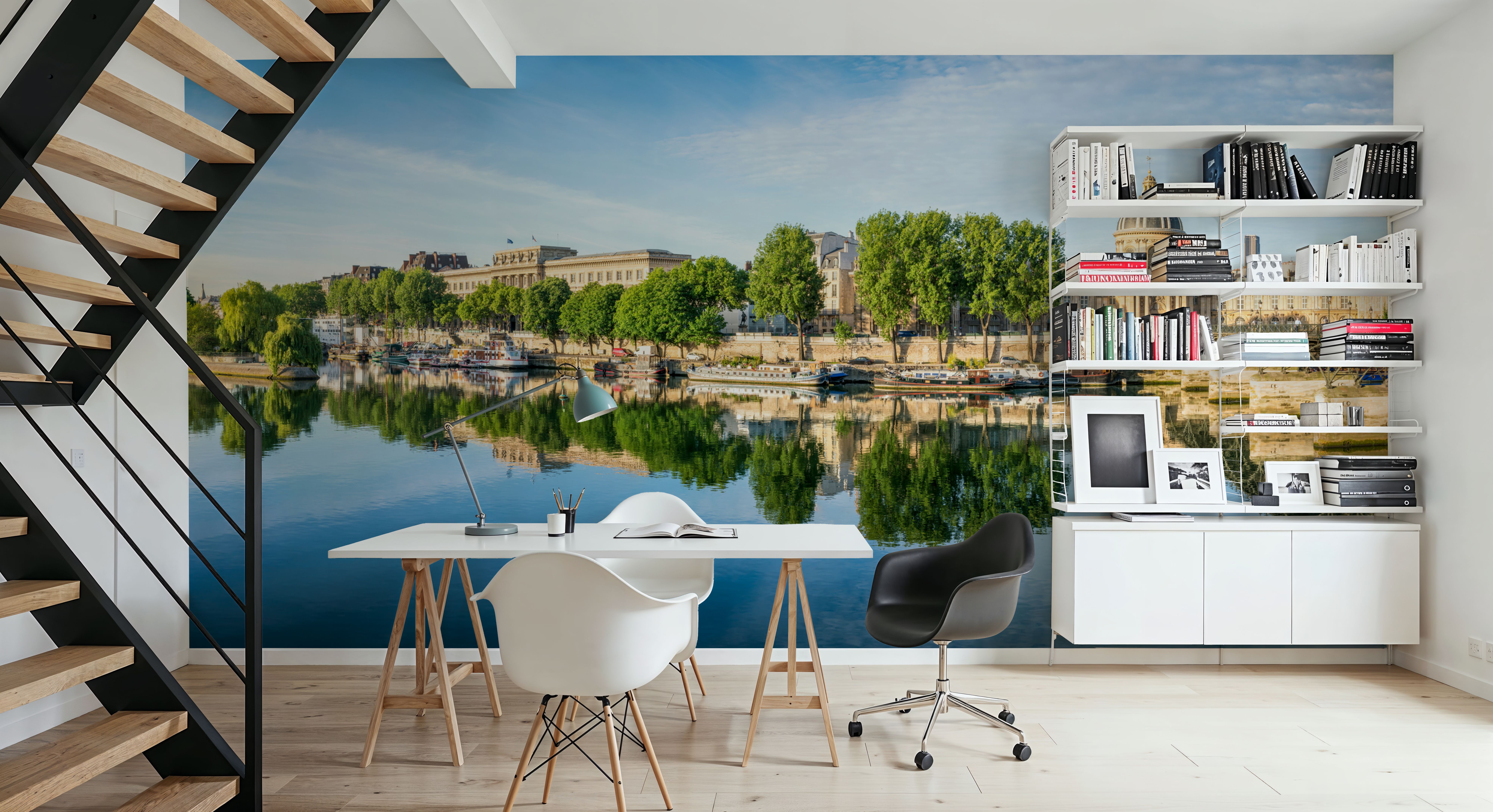 Pont des Arts, Papier peint