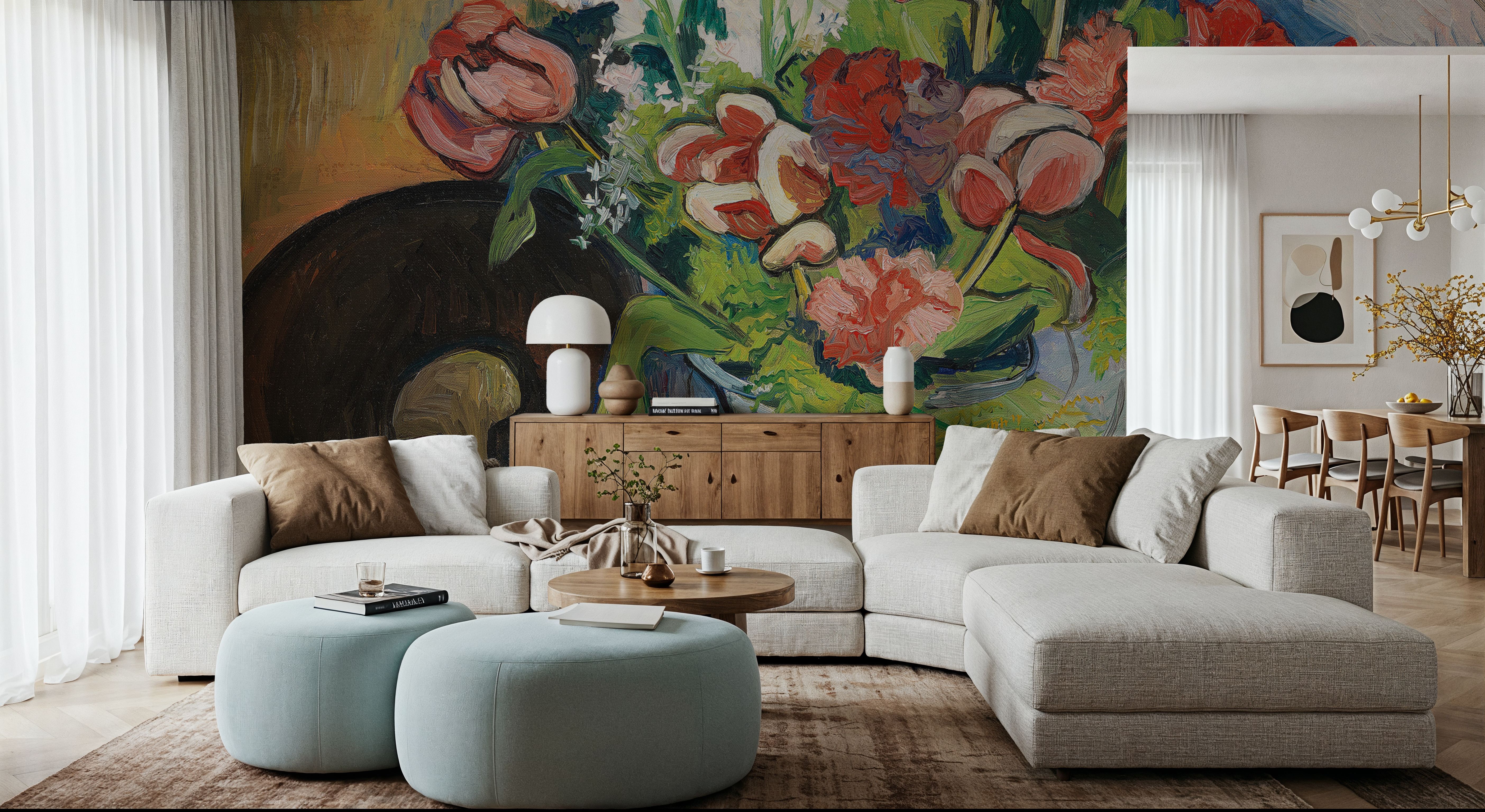 Etruscan Vase with Flowers