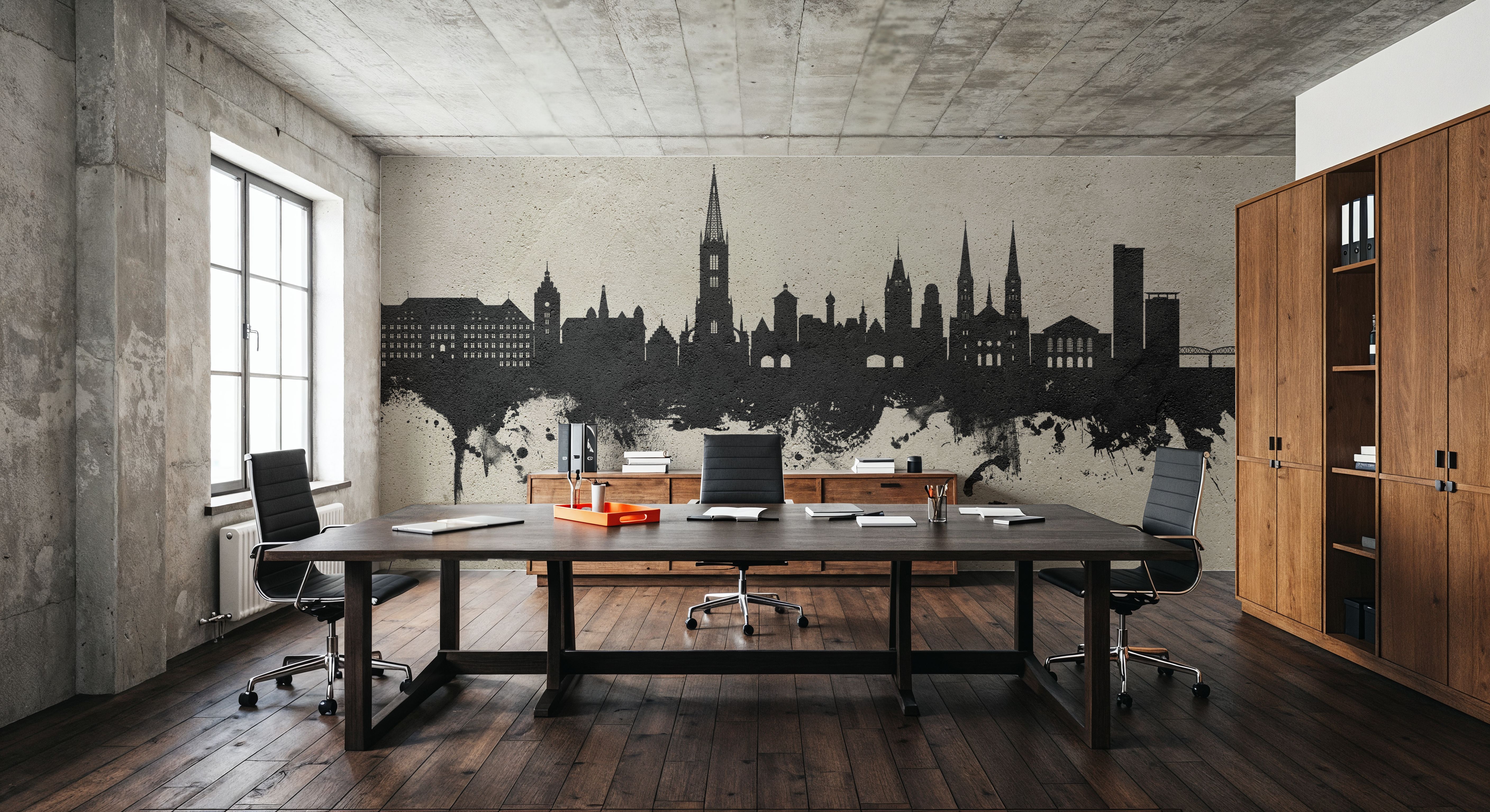 Freiburg Germnay Skyline Concrete