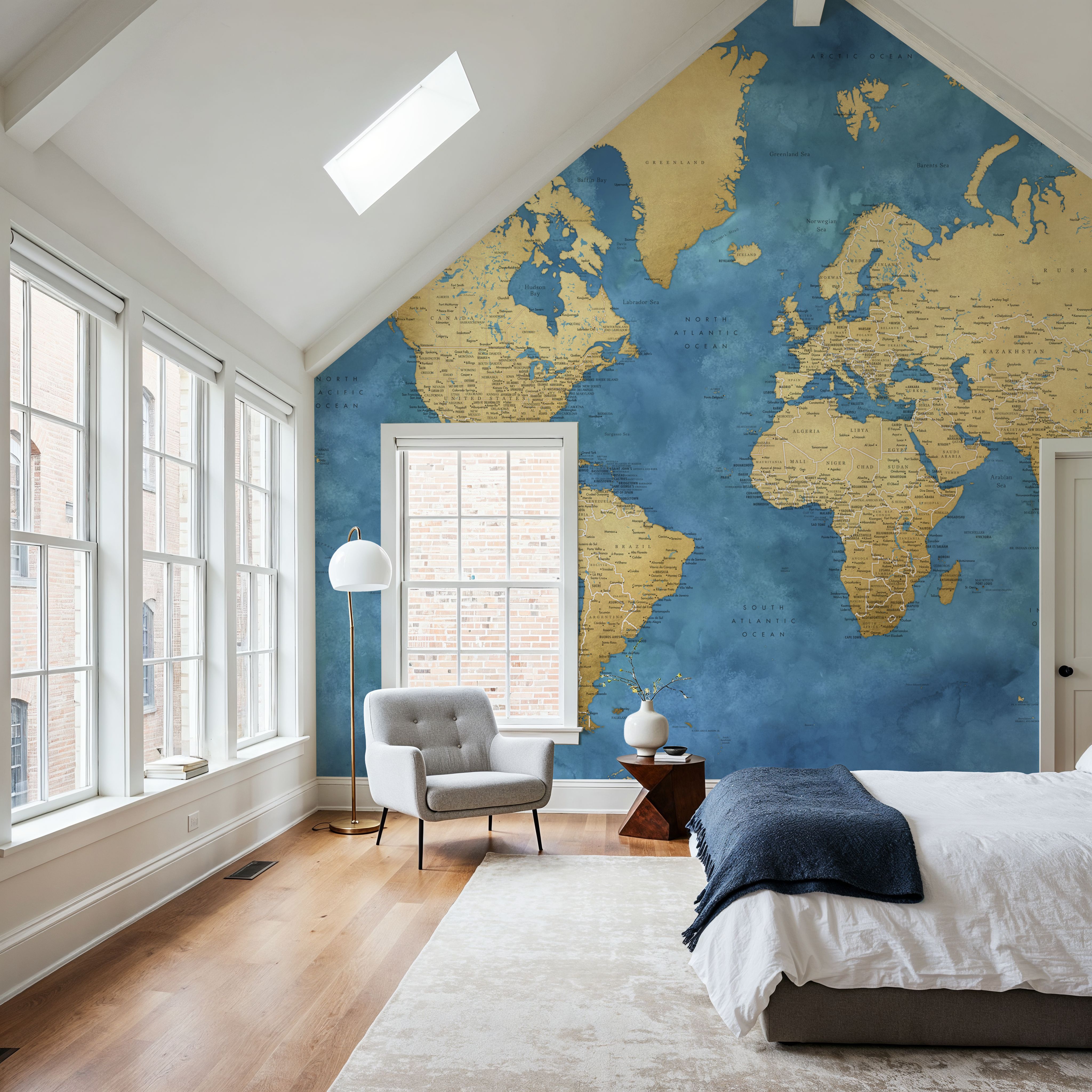 World Map Cities - Ernest