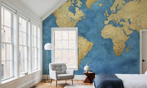 World Map Cities - Ernest