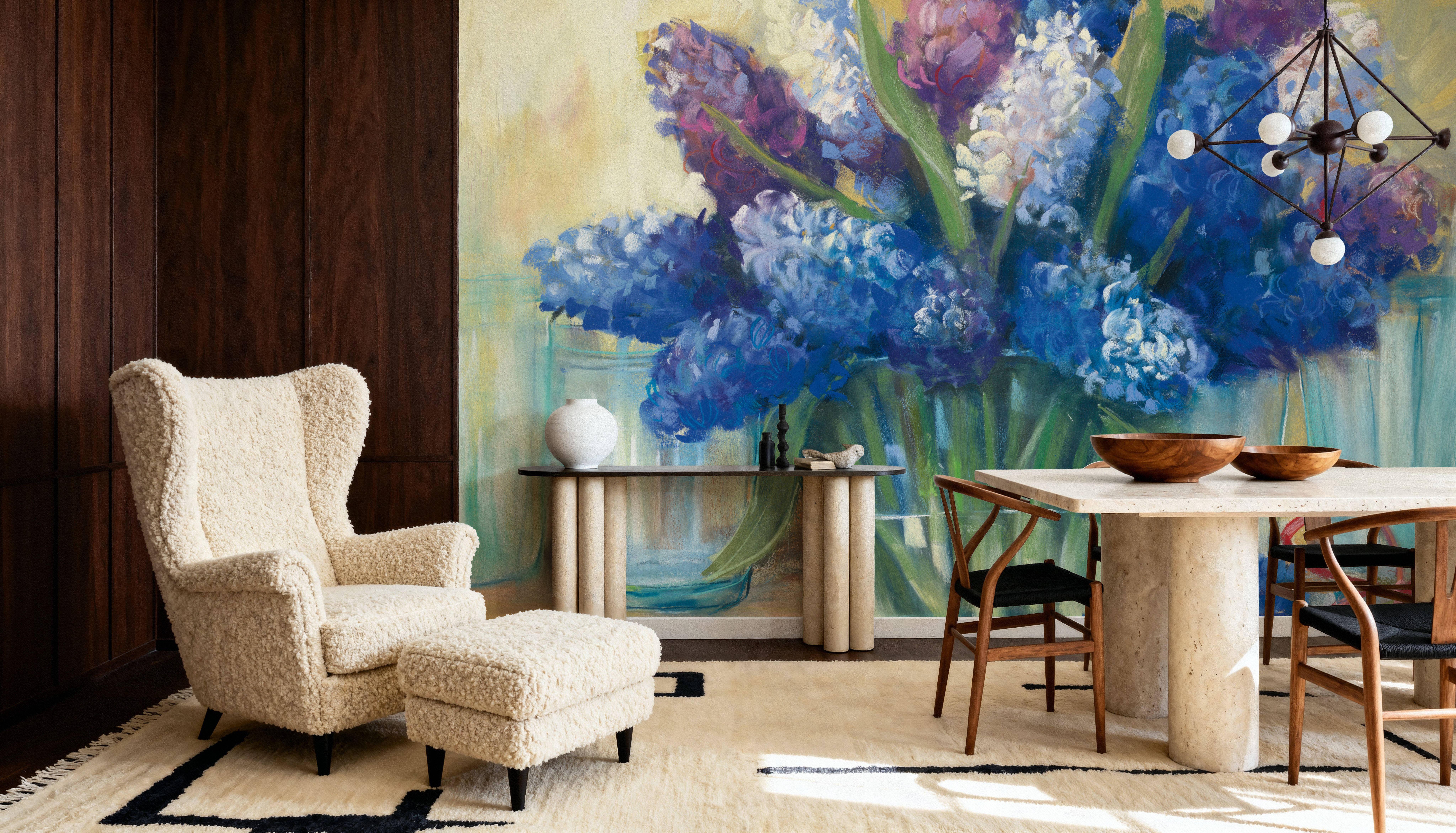 Blue Hyacinths, Wallpaper